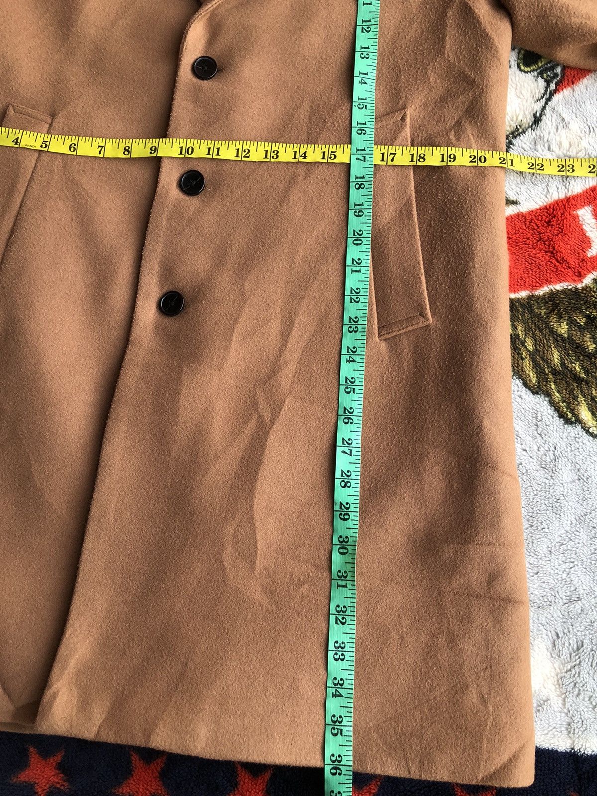 If Six Was Nine × Japanese Brand × Le Grande Bleu (L.G.B.) Vintage Raku Motion Wooly Knit Trench Coat Jacket Size US M / EU 48-50 / 2 - 9 Thumbnail