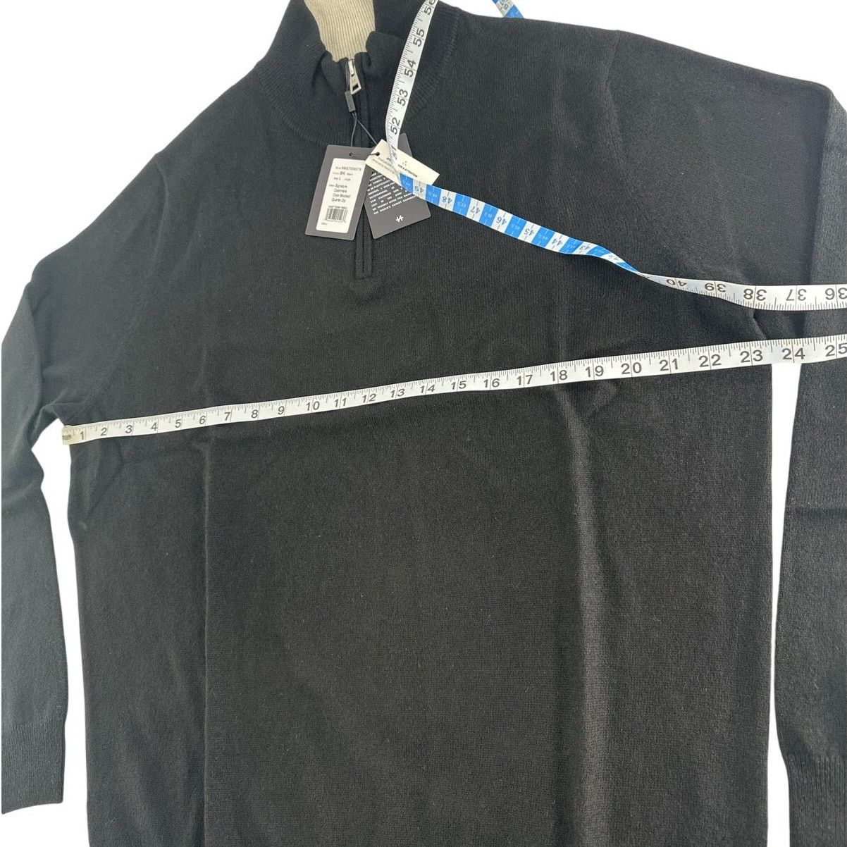 NAADAM Naadam Signature Cashmere Color Blocked 1/4 Zip Sweatshirt L Size US L / EU 52-54 / 3 - 7 Thumbnail