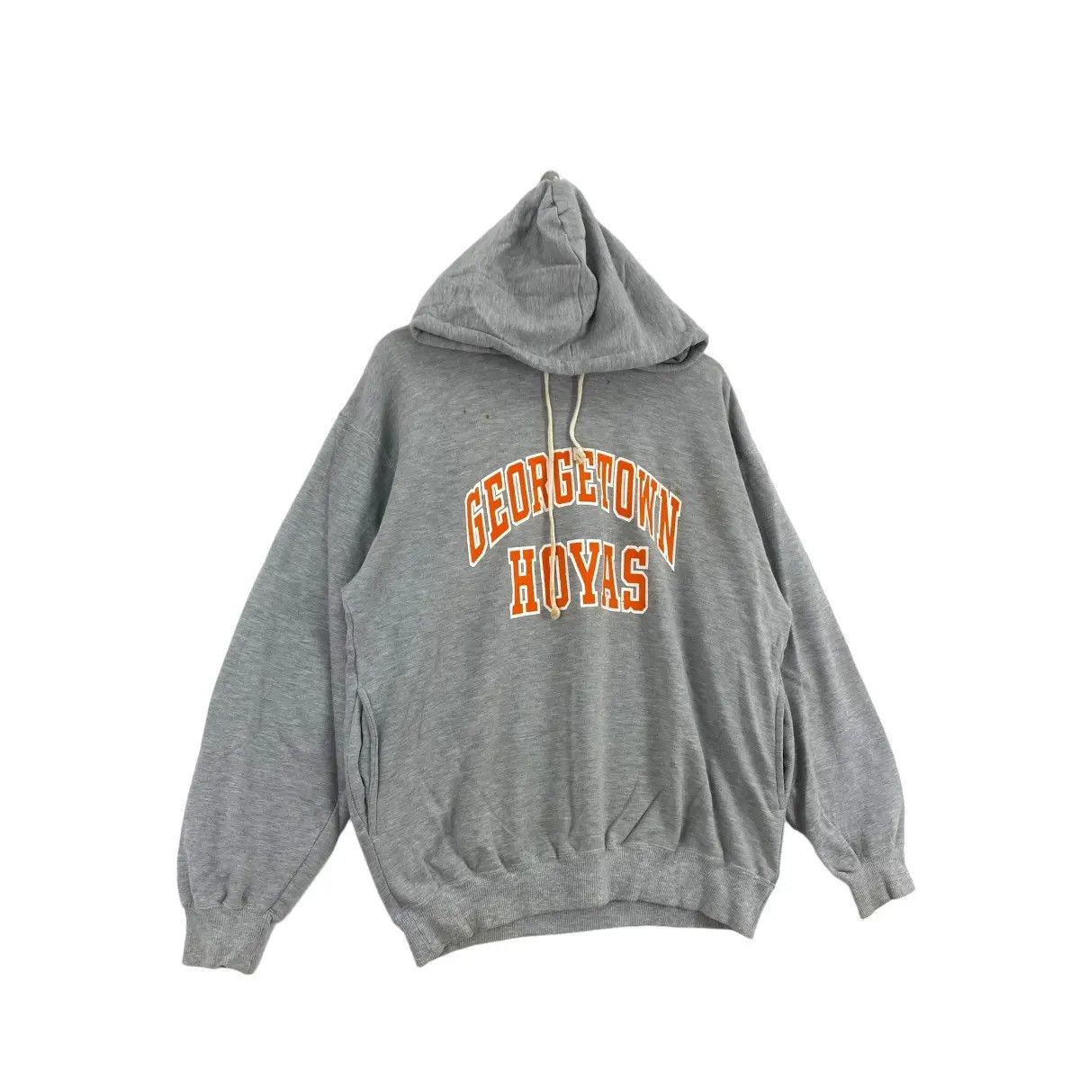 NCAA × Vintage Vtg GEORGETOWN HOYAS NCAA Basketball College Hoodie Size US L / EU 52-54 / 3 - 3 Thumbnail