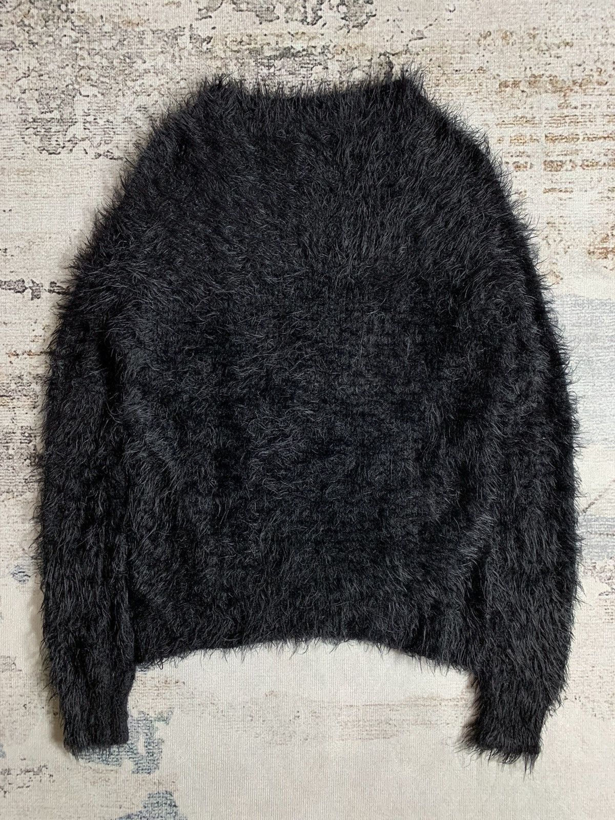 image of Avant Garde x Issey Miyake Unknown Fuzzy Mohair Knitted in Black, Men's (Size Small)