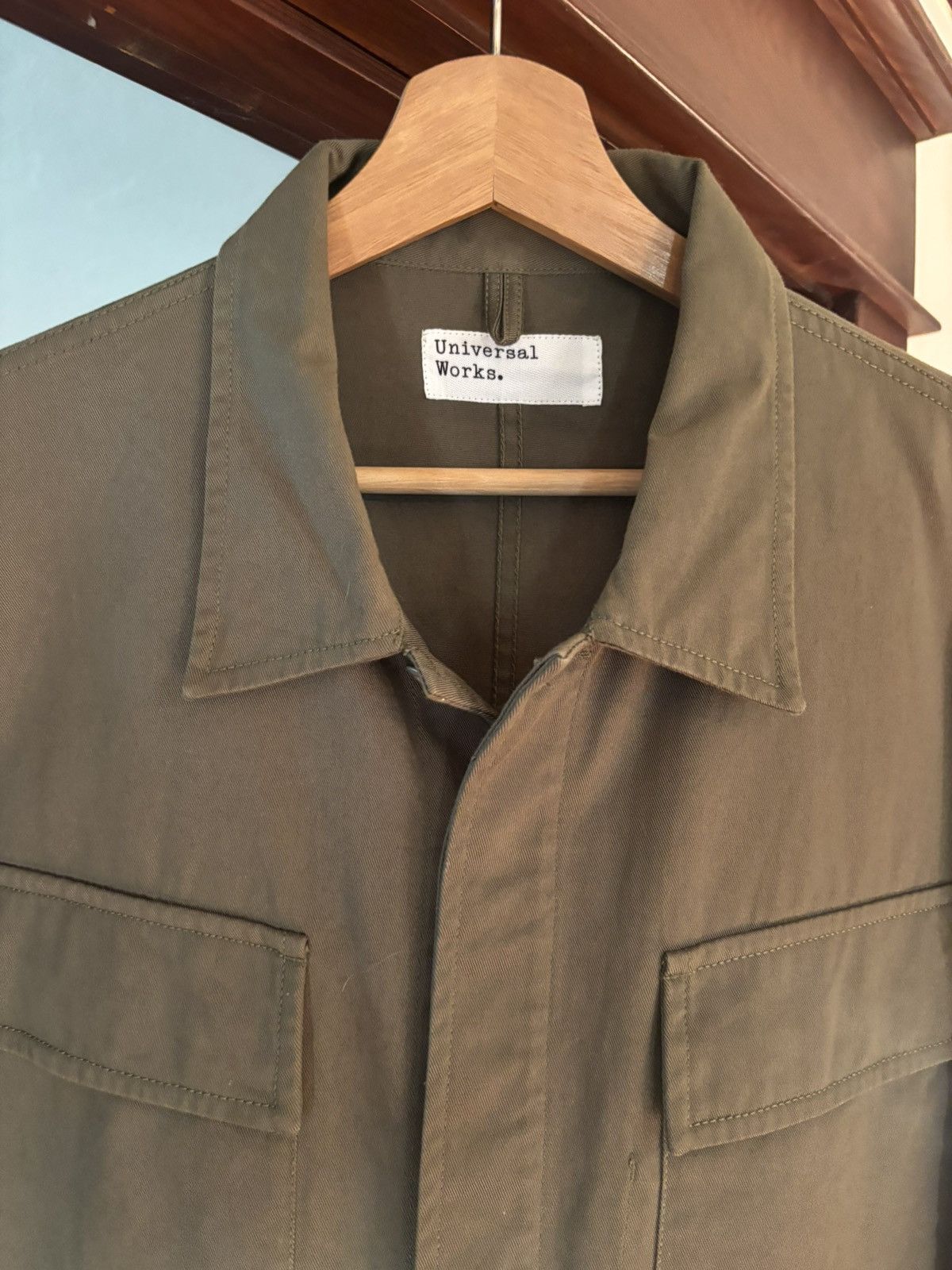Universal Works Olive Fatigue Jacket Size US XL / EU 56 / 4 - 2 Thumbnail