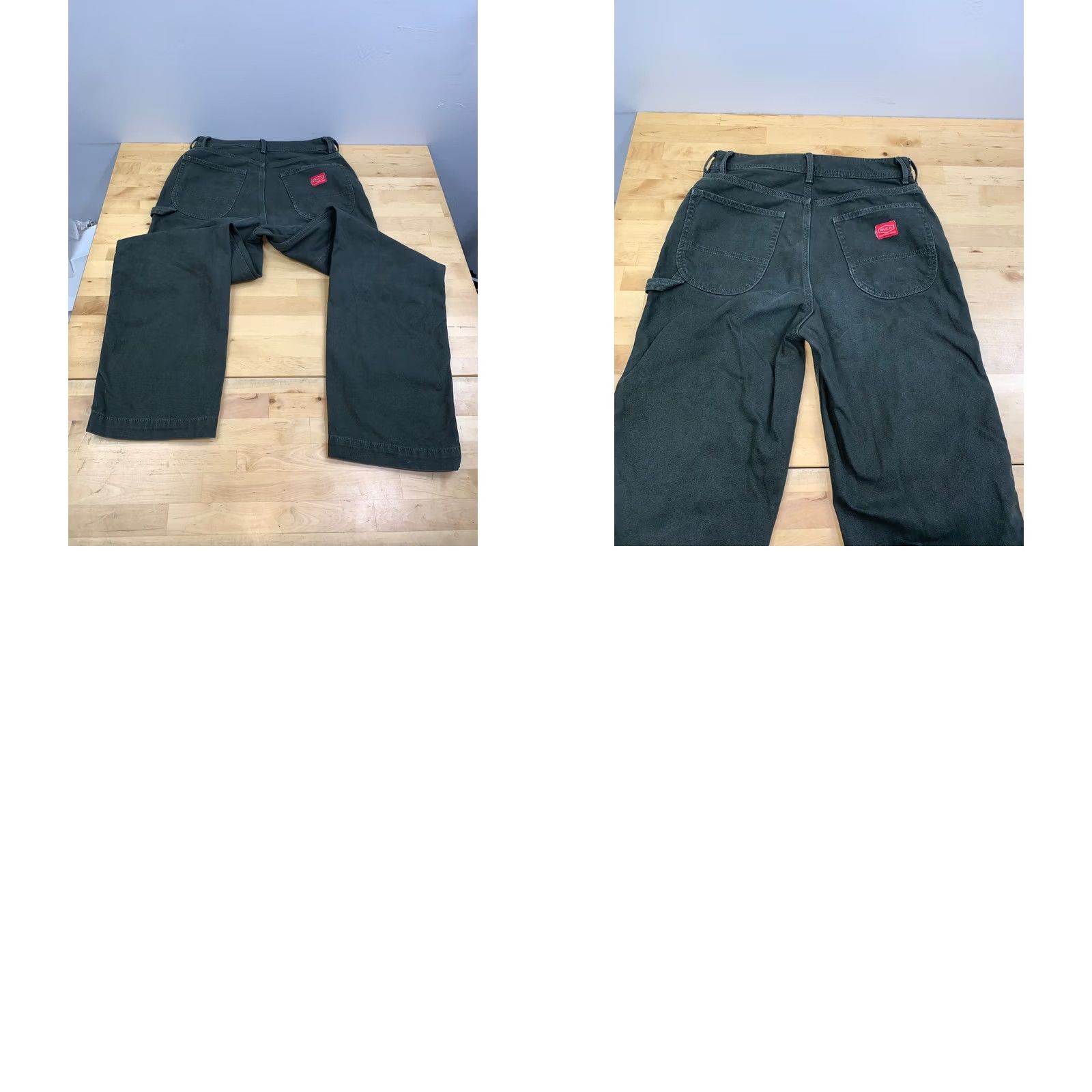 RVCA RVCA x Stella Double Knee Carpenter Jeans Women 25 Green Grunge Vintage No Size 42" / US 20 - 9 Thumbnail