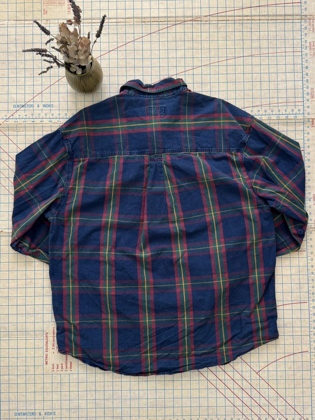 Lee Vintage Lee Authentic Flannel Button Up Shirt Mens Size XL Size US XL / EU 56 / 4 - 10 Thumbnail