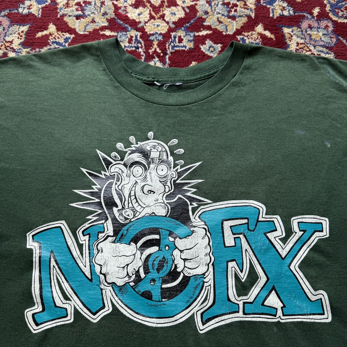 Band Tees 90s NOFX Drunk Driver Fat Wreck Chords Skate Punk Rock band Size US L / EU 52-54 / 3 - 1 Thumbnail