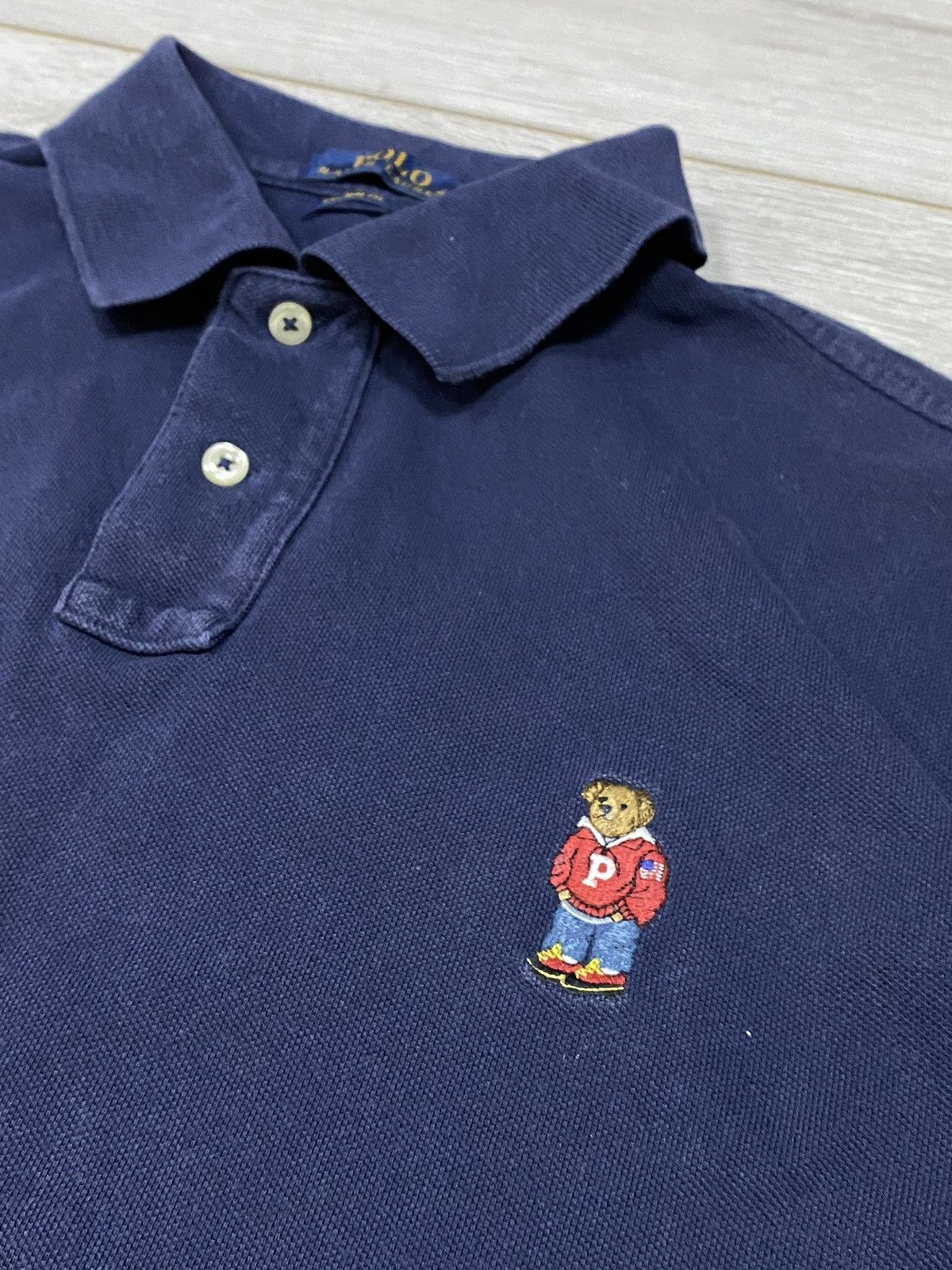 Polo Ralph Lauren POLO Bear Ralph Lauren vintage polo shirt Size US L / EU 52-54 / 3 - 2 Thumbnail