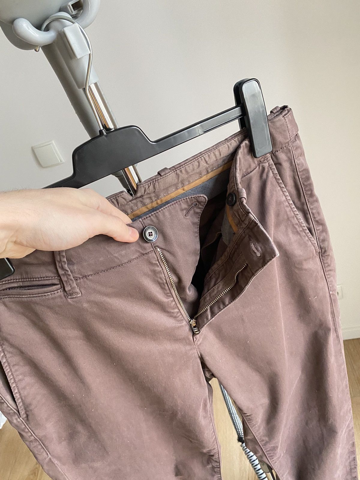 Corneliani Corneliani Pants Nude Burgundy size 50 Size US 32 / EU 48 - 14 Thumbnail