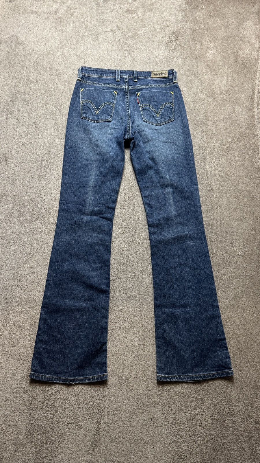 Levi's Vintage Clothing Flared Crazy Levis Wash Jeans Y2K LGB if6was9 armani diesel Size US 28 / EU 44 - 3 Thumbnail