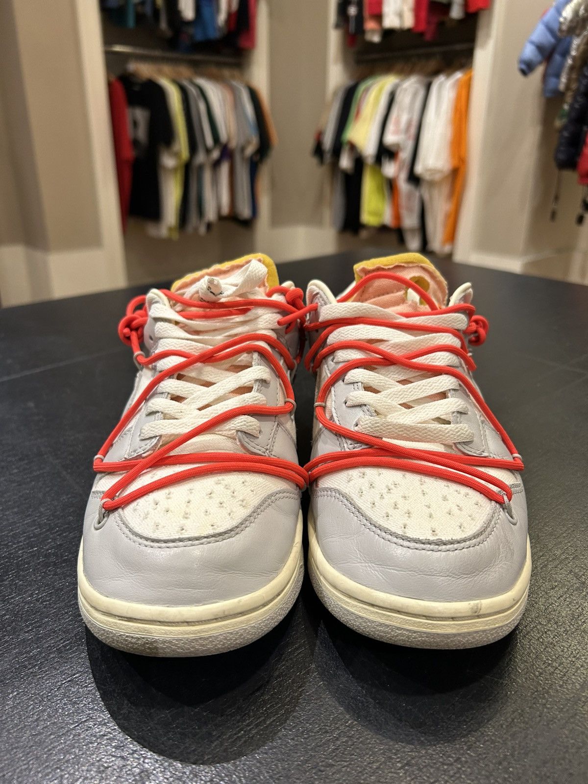 Nike × Off-White Nike Dunk Low Off-White Lot 6 Size US 9 / EU 42 - 5 Thumbnail