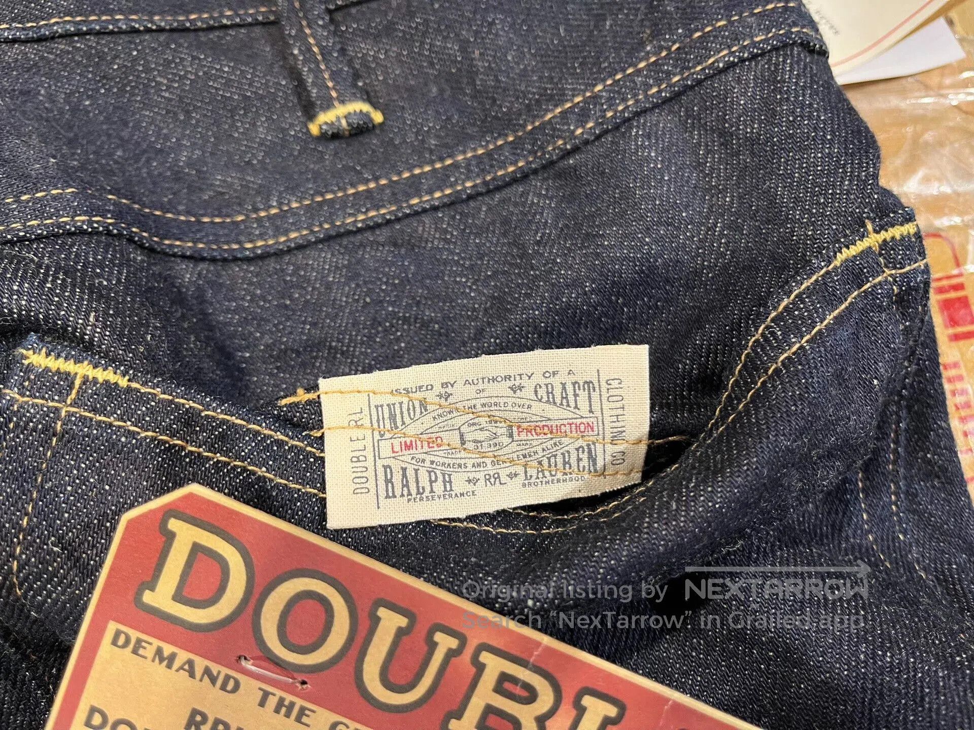 RRL Ralph Lauren limited edition RRL workwear denim pants. Size US 30 / EU 46 - 4 Thumbnail