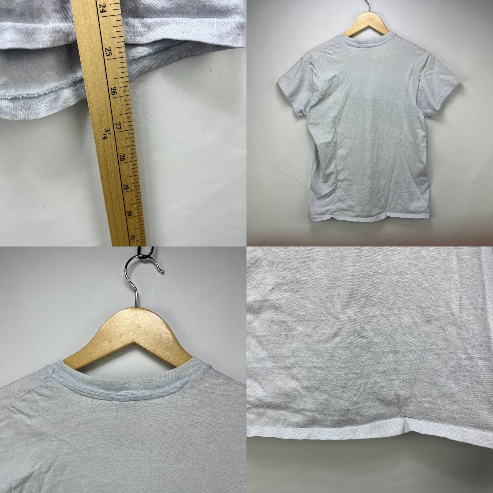 Hanes VINTAGE Hanes T-Shirt Men Large White River Valley Wimberley Texas 70s Nature Size US L / EU 52-54 / 3 - 8 Thumbnail