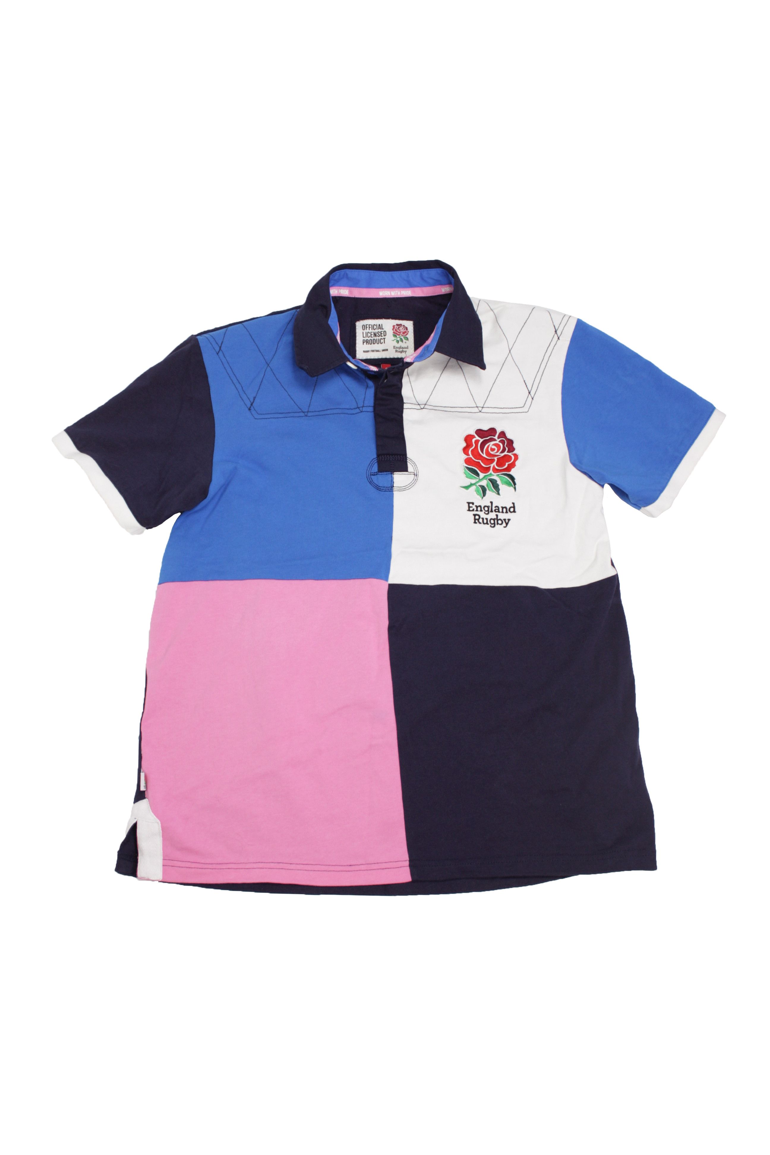 Other England Rugby Football Union Colorblocked Polo Shirt Size US S / EU 44-46 / 1 - 1 Thumbnail
