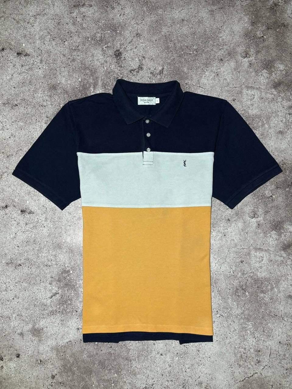 Yves Saint Laurent Yves Saint Laurent Vintage Polo T-shirt Luxury YSL logo Size US XL / EU 56 / 4 - 1 Thumbnail