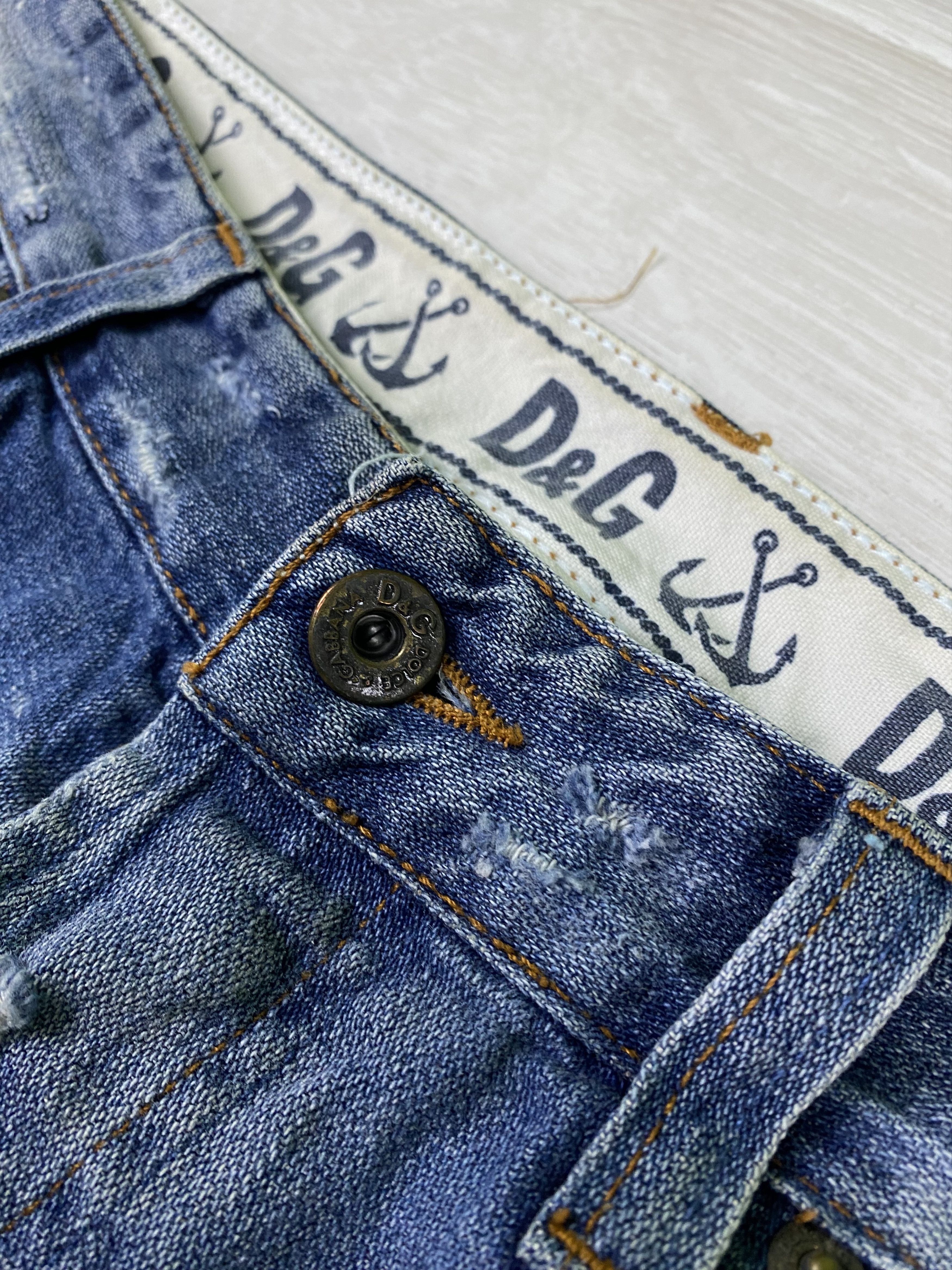 Dolce & Gabbana Vintage Dolce & Gabbana marina yachting distressed jeans Size US 30 / EU 46 - 4 Thumbnail