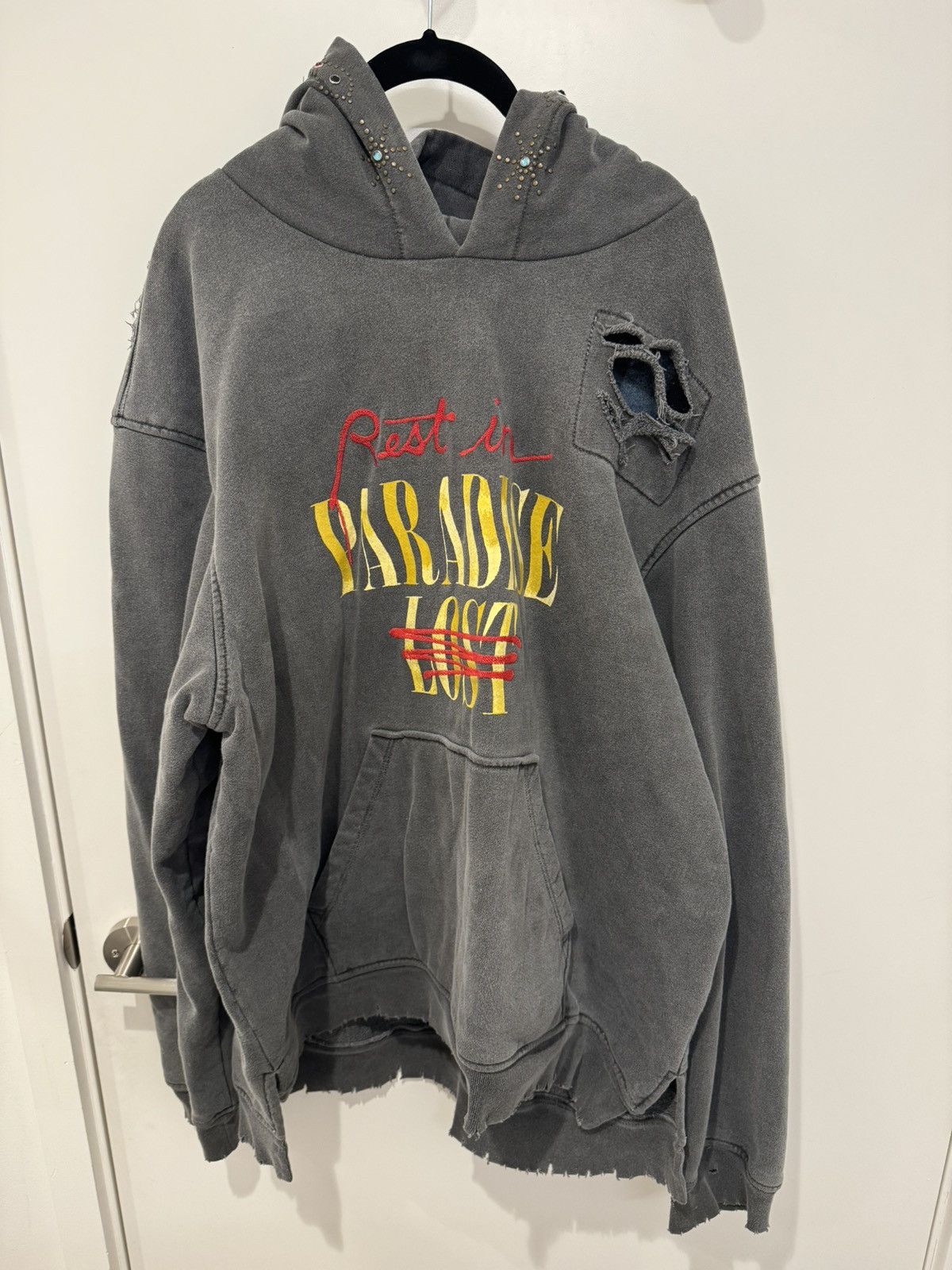 image of Alchemist X Paradise Lost Hoodie in Grey, Men's (Size XL)