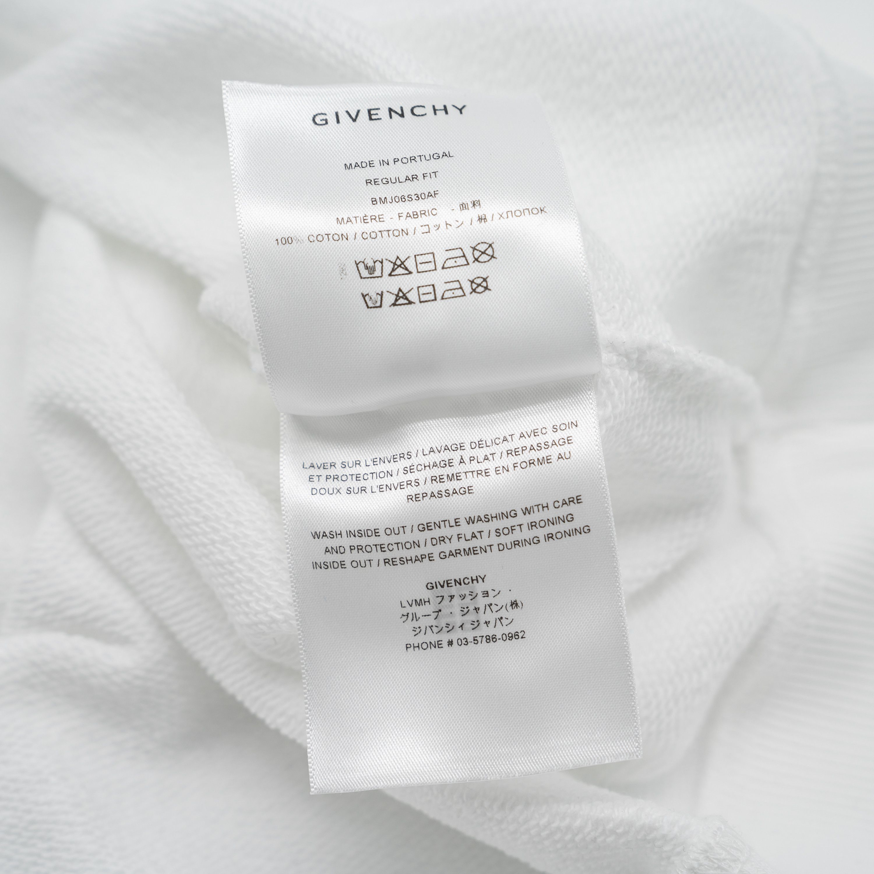 Givenchy XXL Givenchy Metallic Logo White Sweatshirt Size US XXL / EU 58 / 5 - 7 Thumbnail