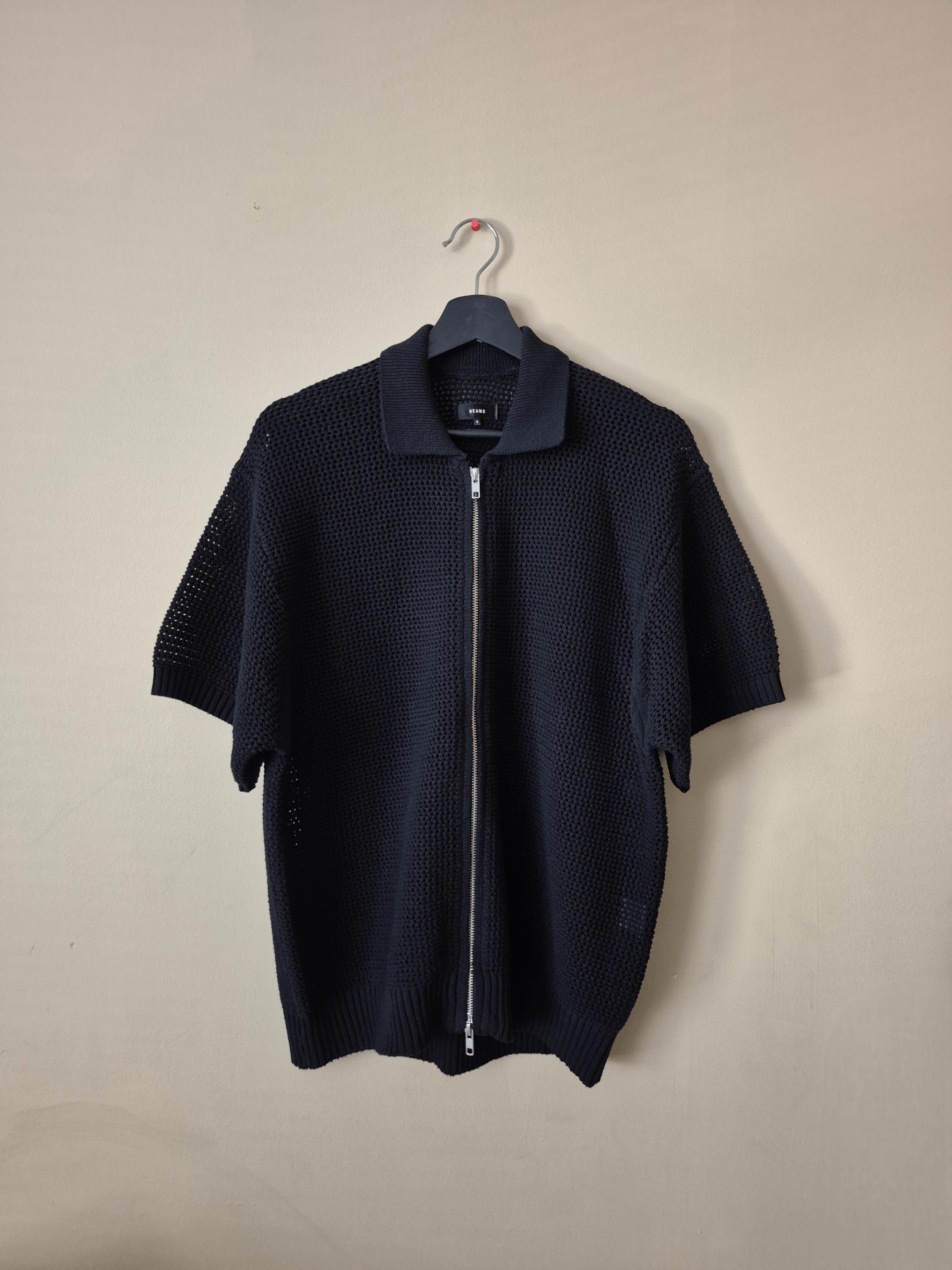 Beams Japan Short Sleeve Open Knit Top Size US S / EU 44-46 / 1 - 1 Thumbnail