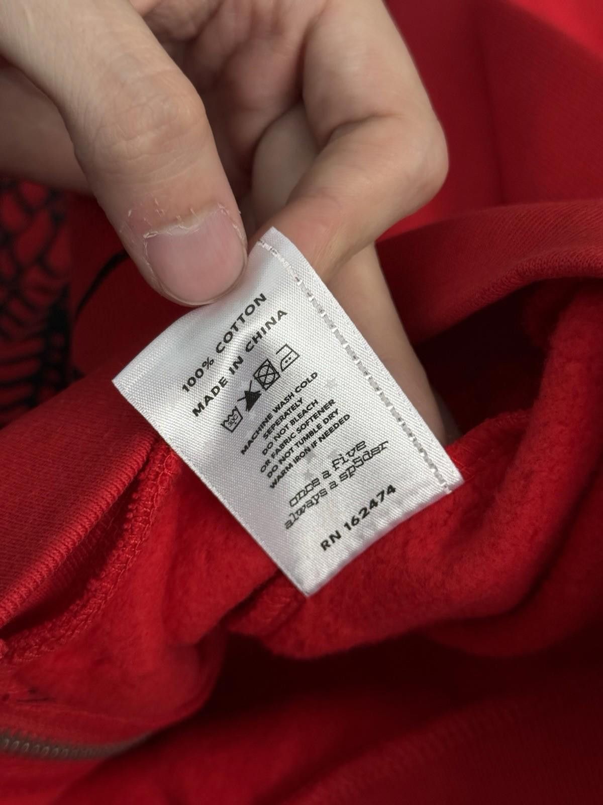 Sp5der Sp5der Worldwide Red Zip Up Studded Hoodie Size XS (NEW) Size US XS / EU 42 / 0 - 9 Thumbnail