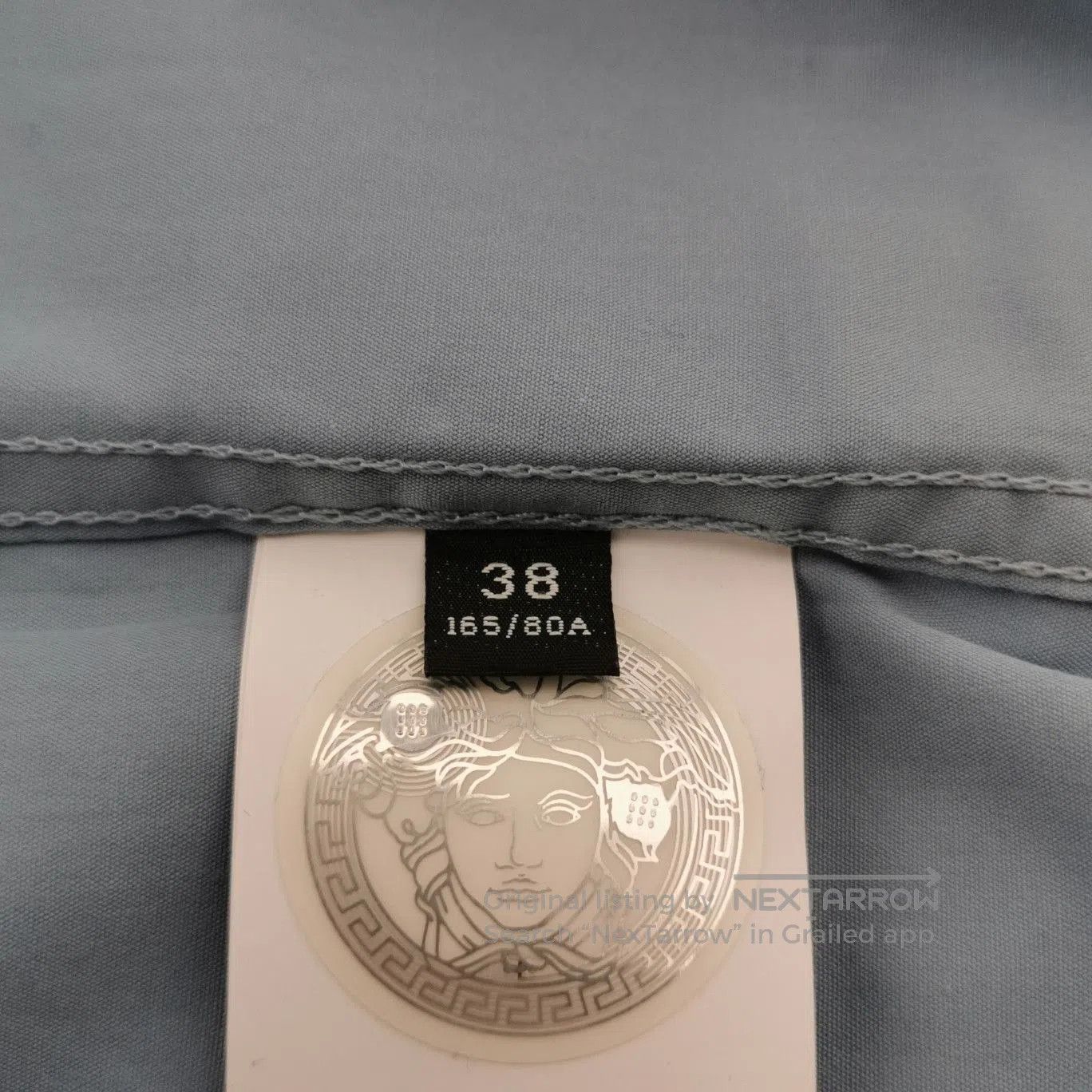 Versace Versace Color-Block Logo Long-Sleeve Shirt M. Size US S / EU 44-46 / 1 - 7 Thumbnail