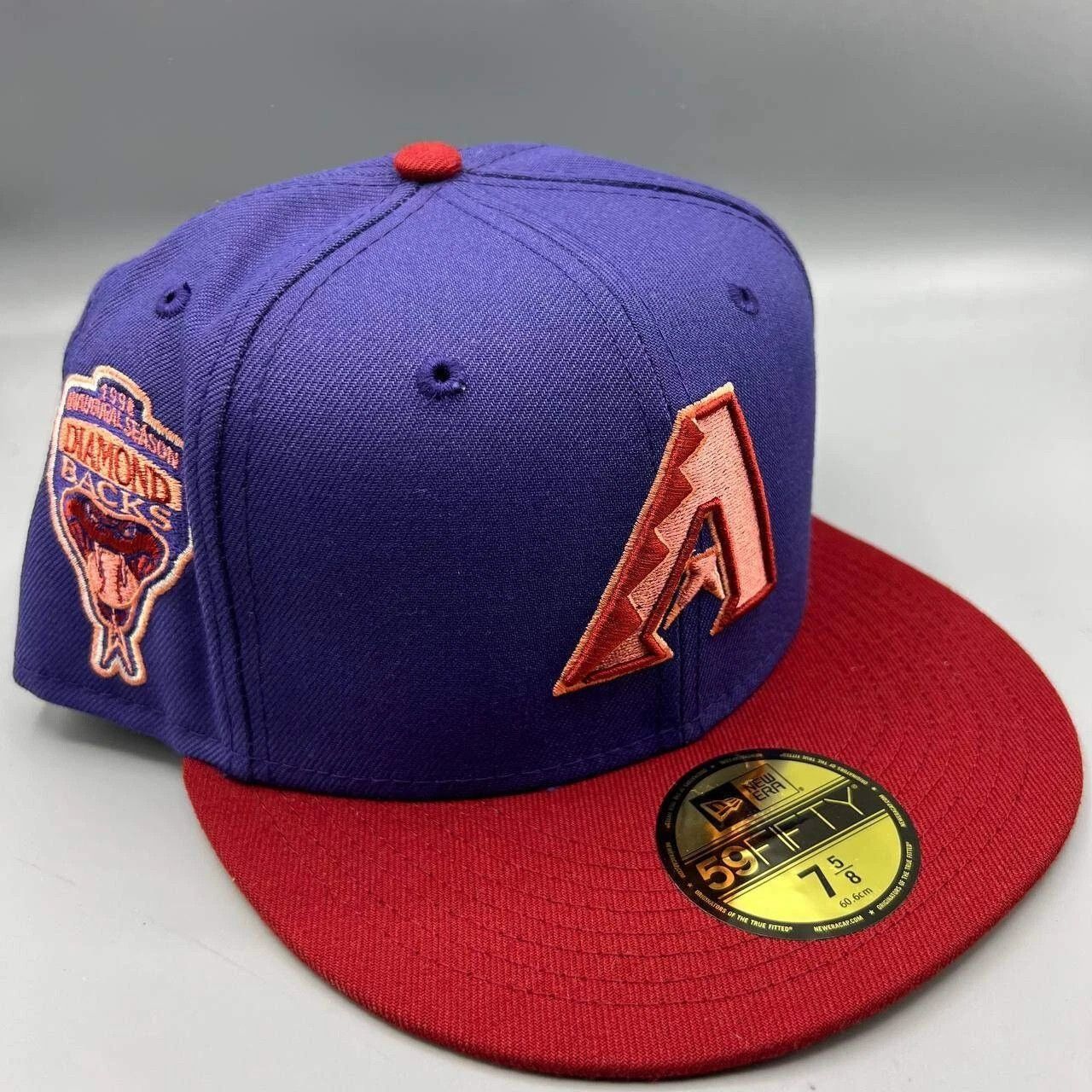 New Era Arizona Diamondbacks Hat Men 7 5/8 59Fifty New Era Fitted Size ONE SIZE - 1 Thumbnail