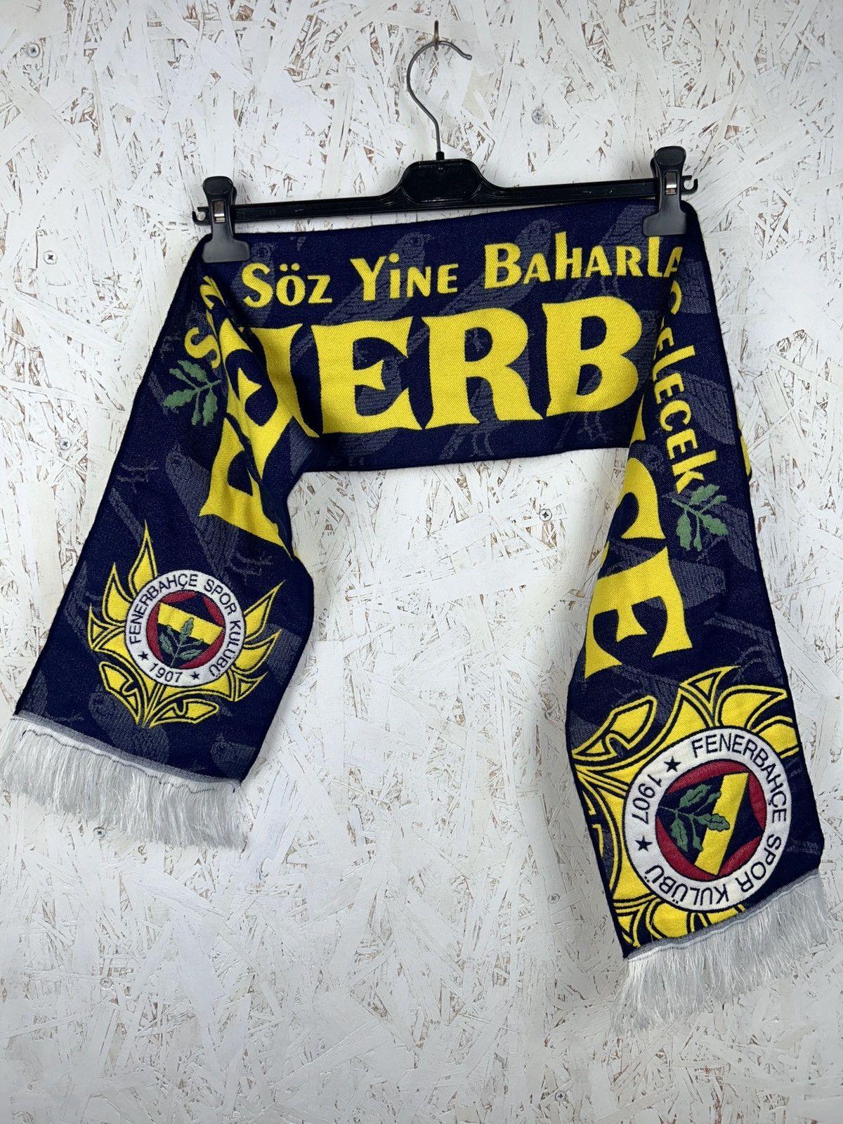 Kappa Vintage Fenerbahce Turkey Football Soccer Fanwear Scarf Size ONE SIZE - 1 Thumbnail