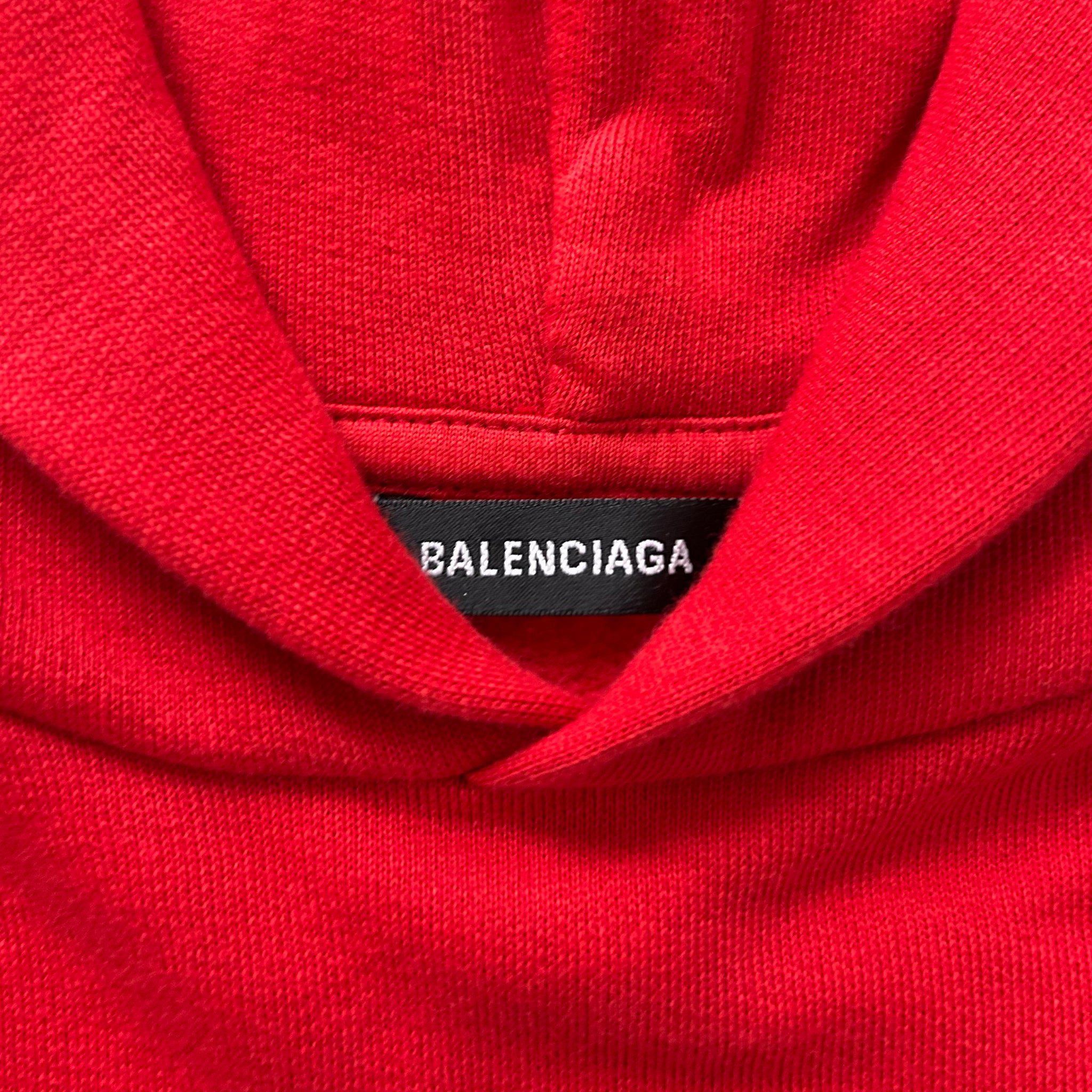 Balenciaga Balenciaga Hulk Kids Hoodie Red Size US XS / EU 42 / 0 - 4 Thumbnail