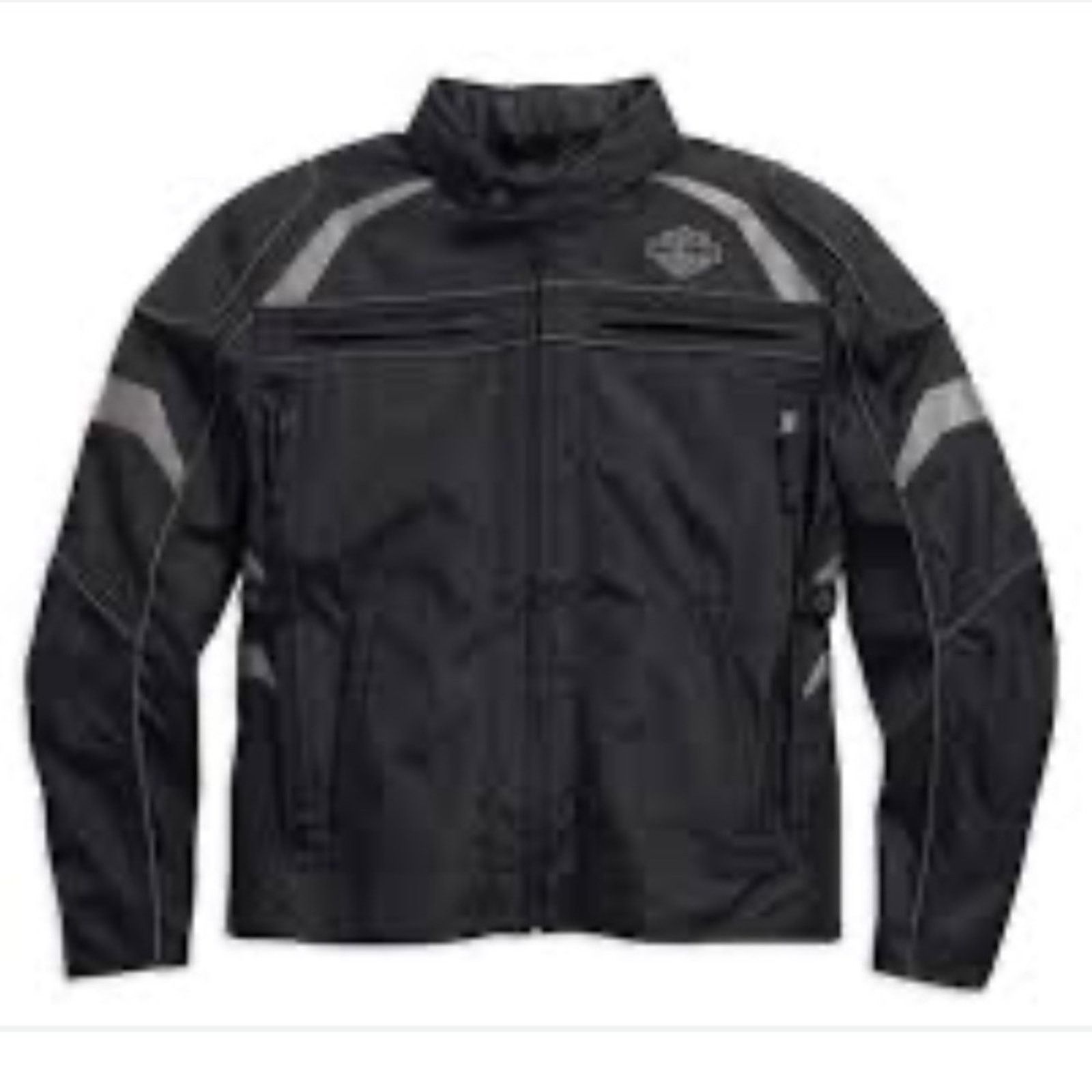 image of Harley Davidson Vintage Y2K Racing Moto Black Jacket Size Xl, Men's