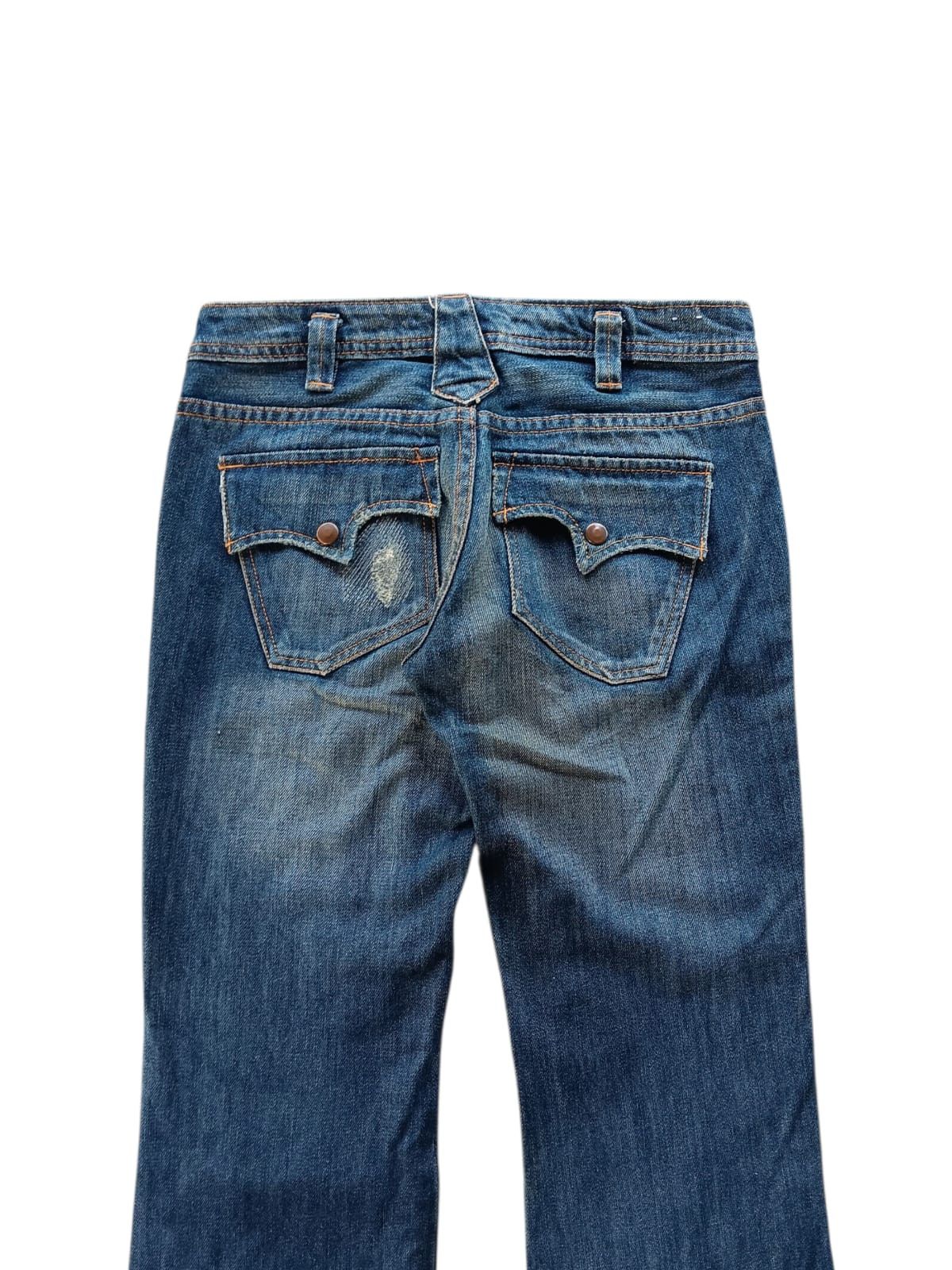 Japanese Brand Vintage Big train flared low rise jeans Size US 28 / EU 44 - 11 Thumbnail
