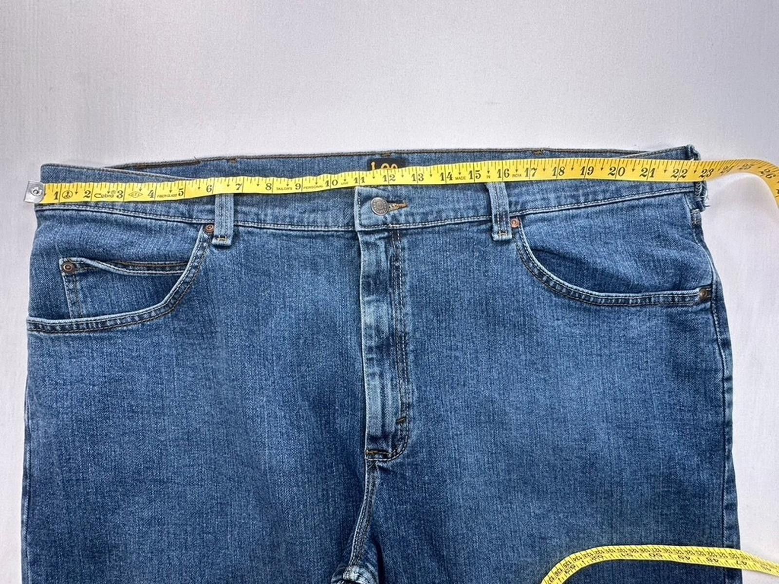Lee Lee Regular Fit 5-Pocket Denim Jeans Blue Men 46/29 Size US 44 / EU 60 - 5 Thumbnail