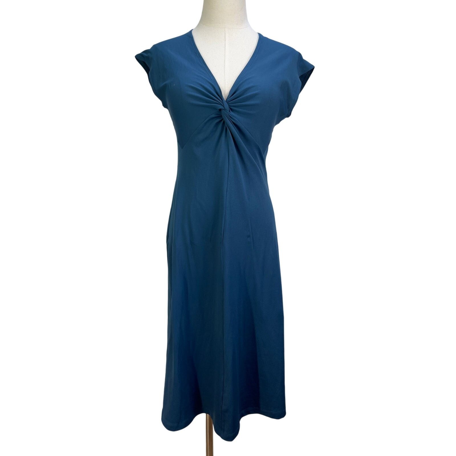 Patagonia Patagonia Twist Front Cap Sleeve Dress Teal Blue Size M / US 6-8 / IT 42-44 - 1 Thumbnail