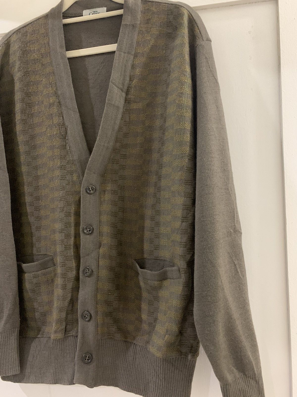 Japanese Brand × Vintage Vintage Japanese Cardigan Knitwear TOKYO Cross Size US M / EU 48-50 / 2 - 3 Thumbnail
