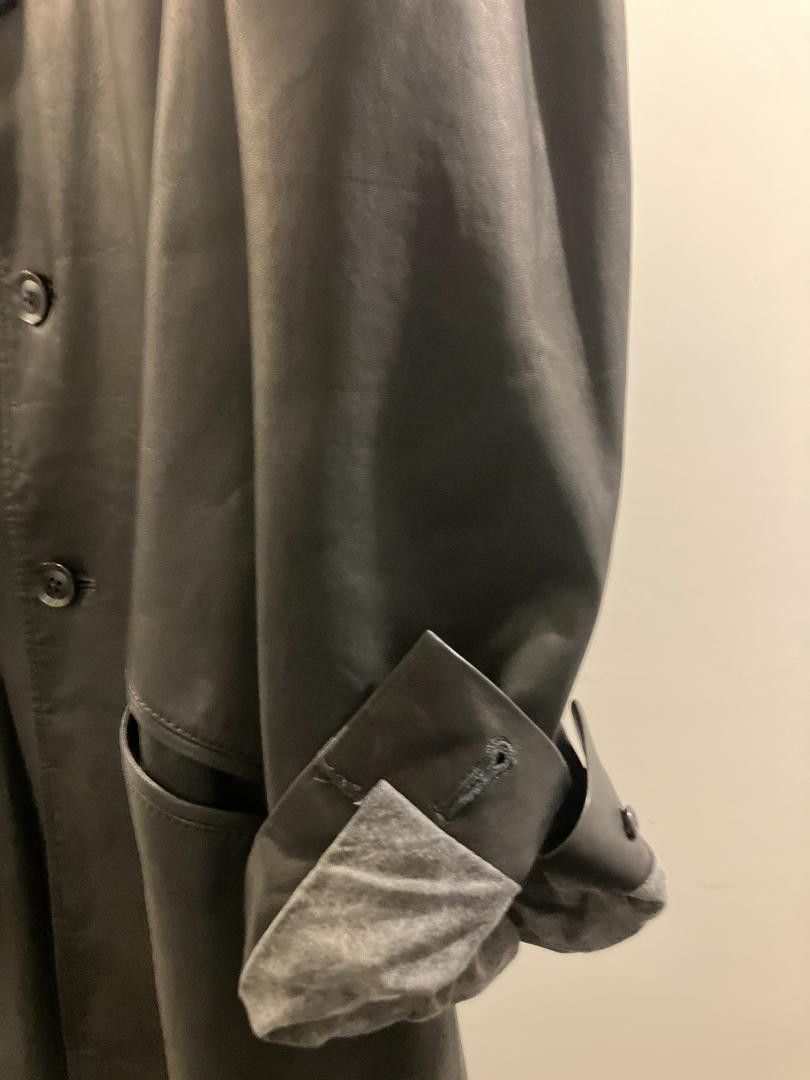 Yohji Yamamoto Yohji Yamamoto POUR HOMME 2023AW Leather Coat Size US M / EU 48-50 / 2 - 5 Thumbnail