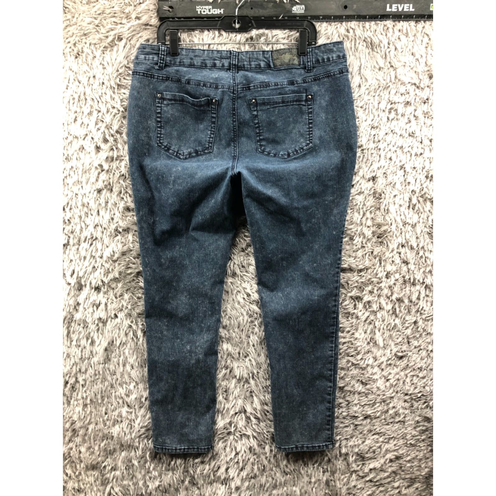 Denime ZCO Jeans Size 18 Womens Mid Rise Medium Wash Blue Denim Jeans Size 40" / US 18 - 5 Thumbnail
