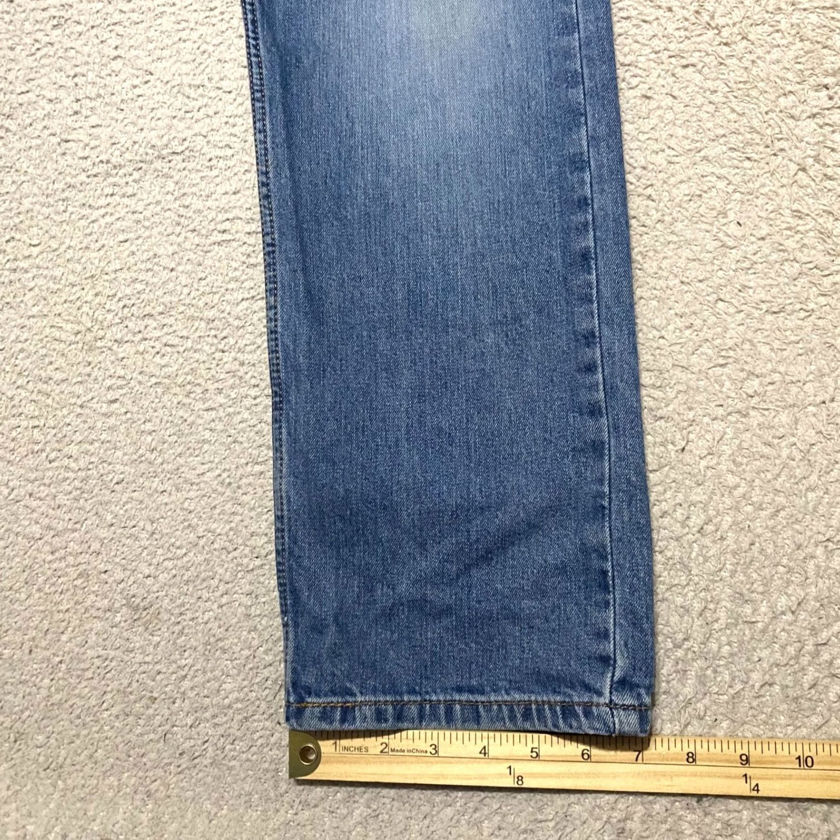 Levi's Levi's 513 Jeans Slim Straight Mid Blue Denim 36x30 Mens Regular 5-Pocket Size US 38 / EU 54 - 6 Thumbnail