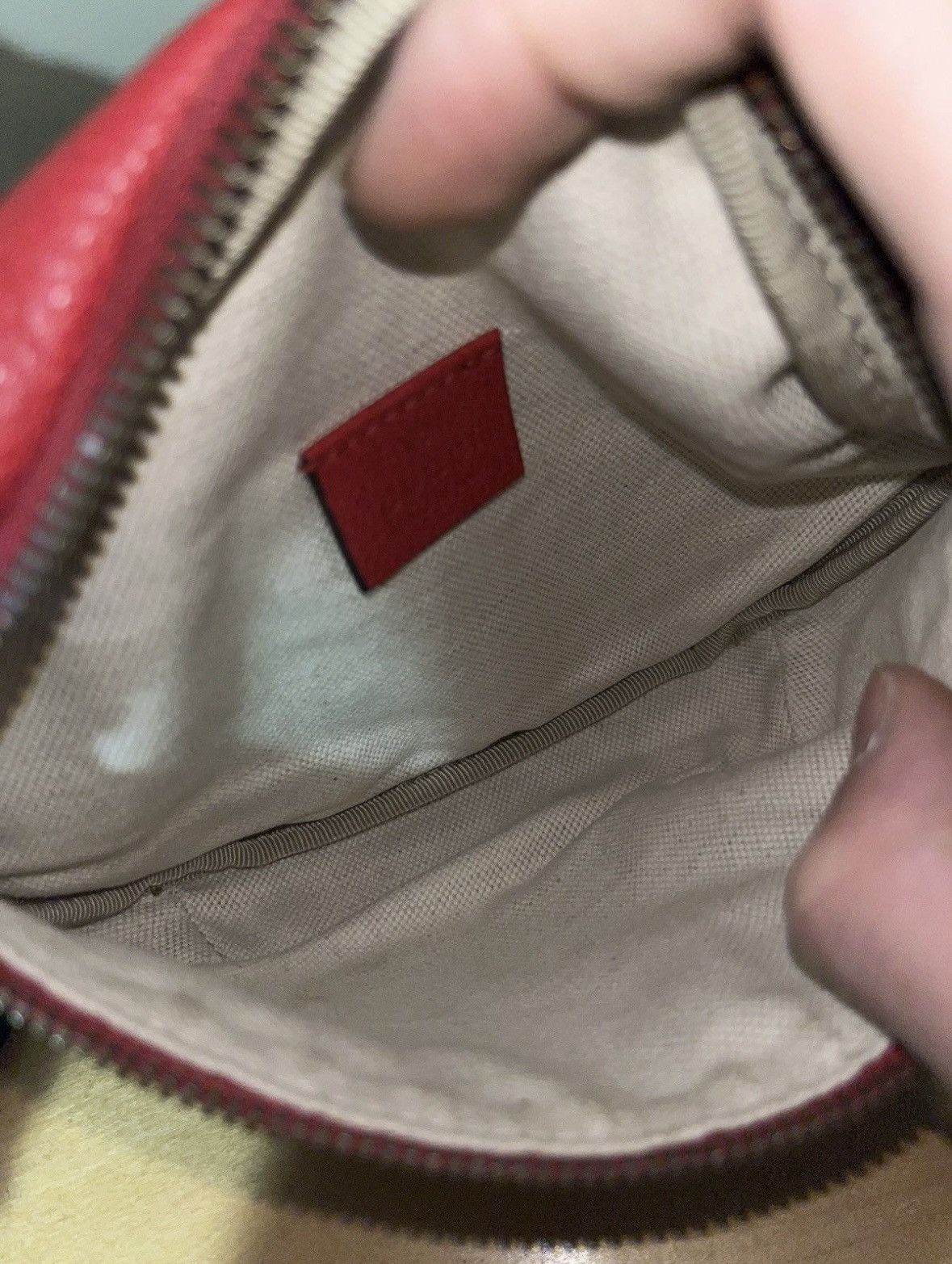 Gucci Gucci Small Hibiscus Red Belt Bag Size ONE SIZE - 7 Thumbnail