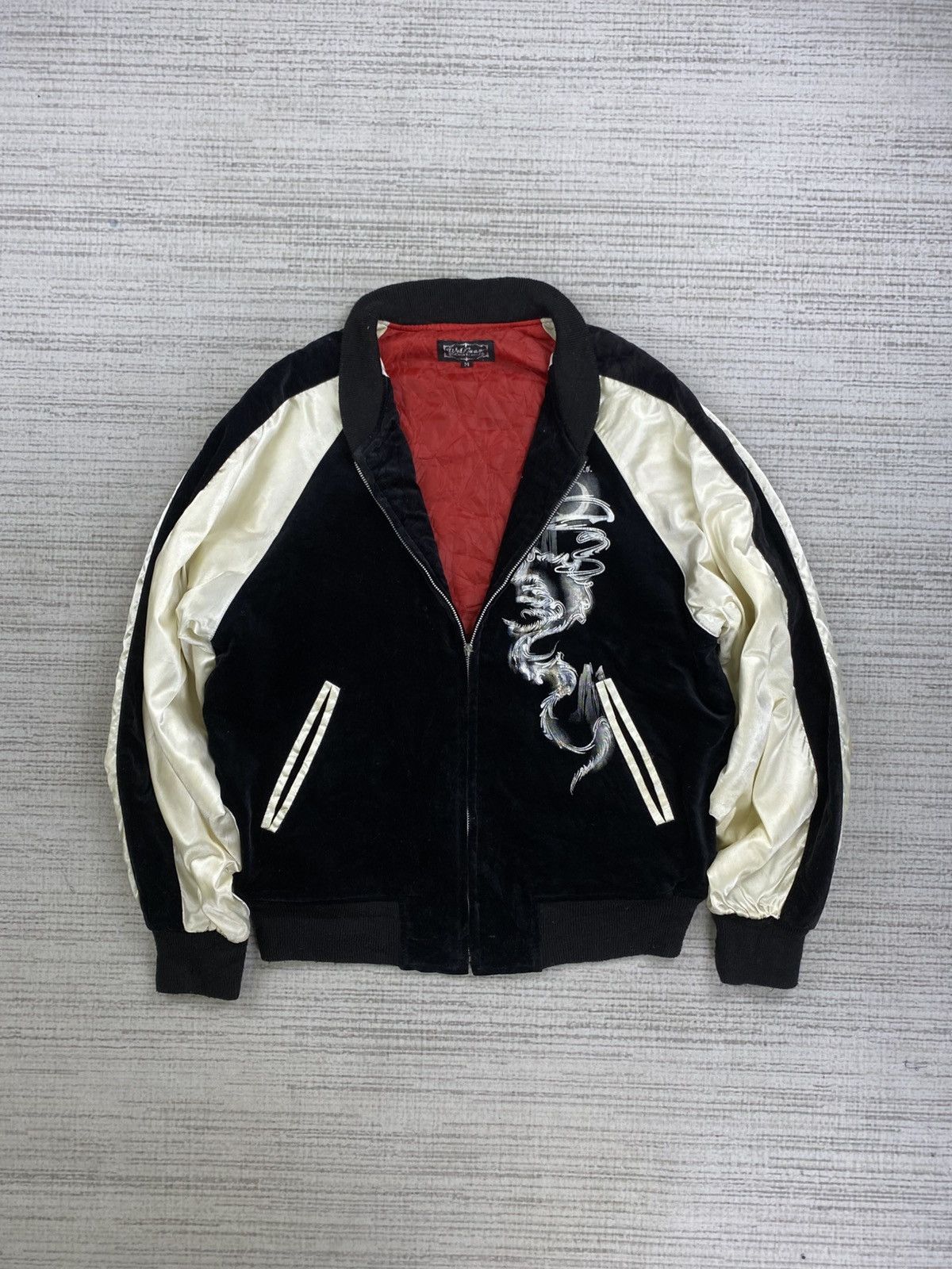 Japanese Brand Vintage Wolfman X Dragonfly Japan Sukajan Jacket Size US M / EU 48-50 / 2 - 7 Thumbnail