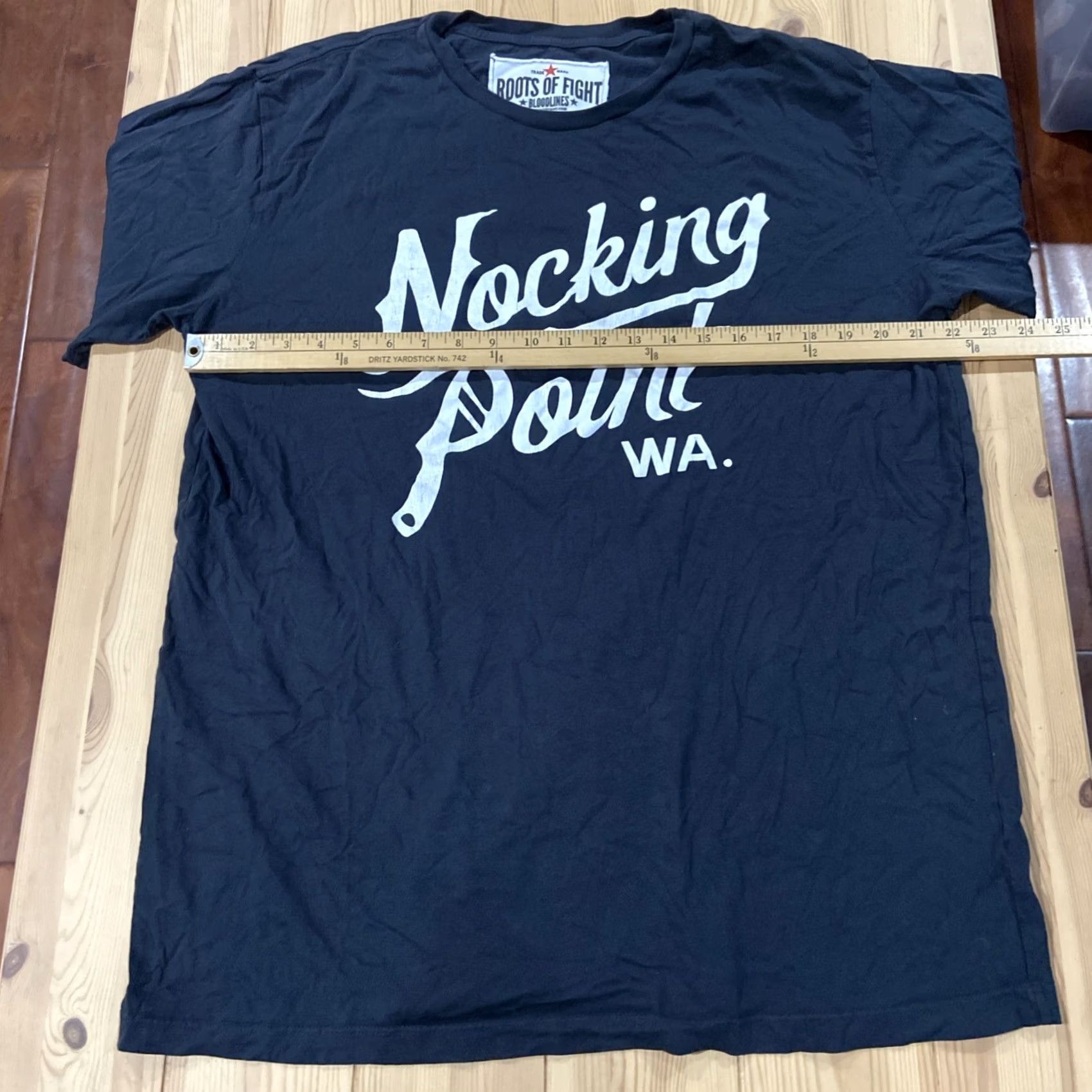 Roots Roots Of Fight X Nocking Point WA Wine Shirt Collaboration Black Tee Size XXL Men T-Shirt Black WA Wine Collaboration Mens 2XL Size US XXL / EU 58 / 5 - 6 Thumbnail