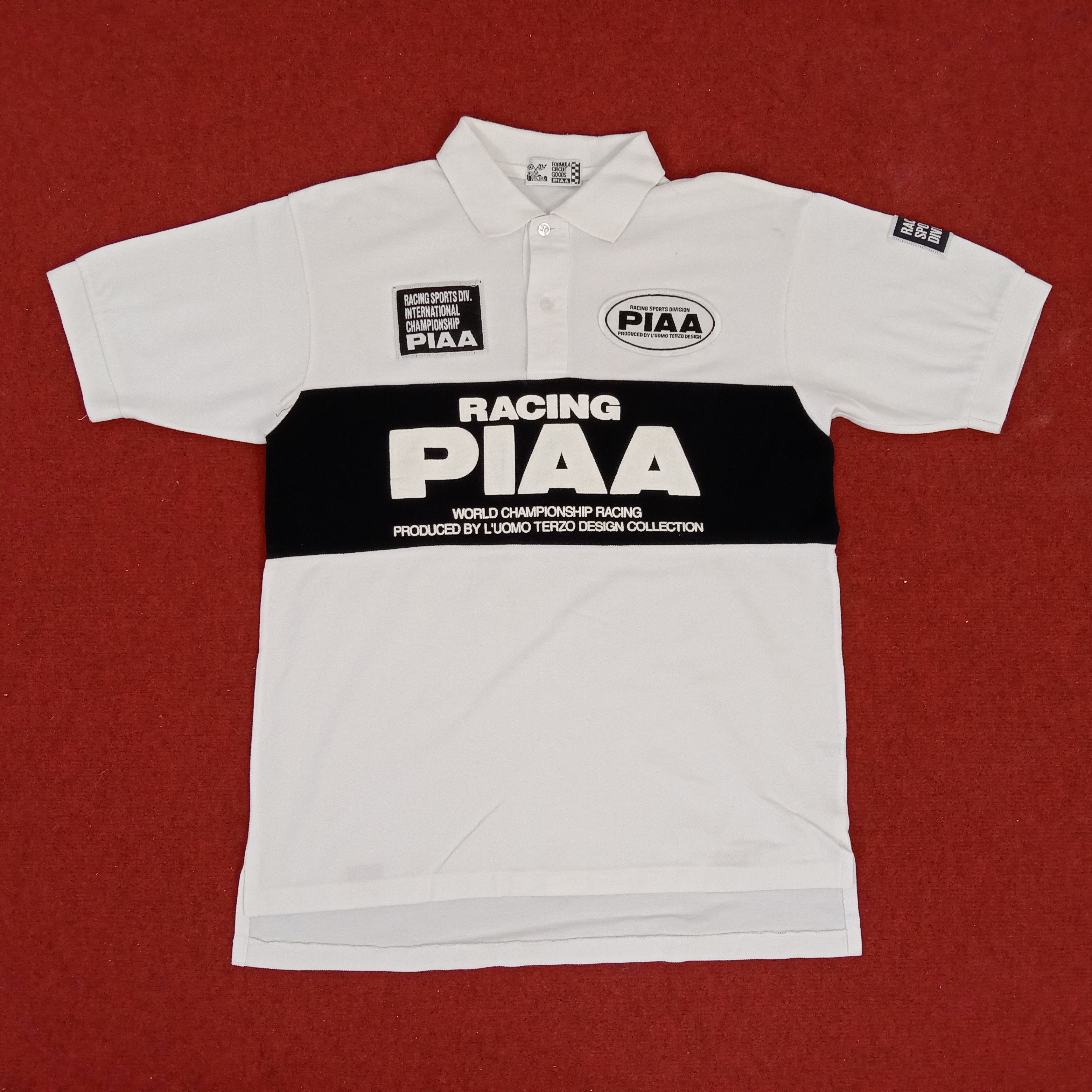 Vintage PIAA Racing World Championship F1 Grand Prix Polos Size US M / EU 48-50 / 2 - 1 Thumbnail