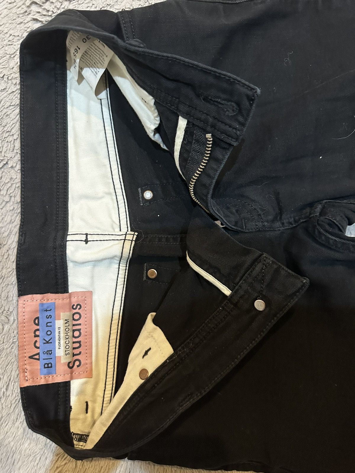 Acne Studios Acne Studios Blå Konst skinny jeans Size US 30 / EU 46 - 2 Thumbnail