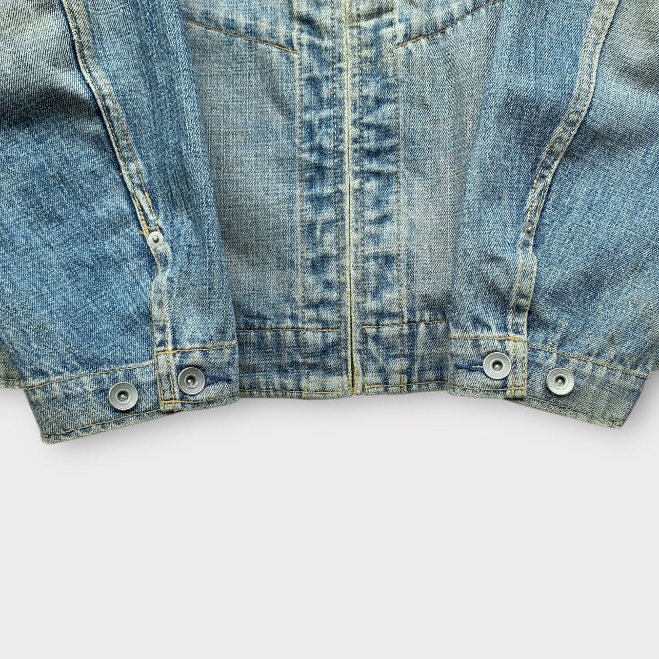 Uniqlo VINTAGE DISTRESSED UNIQLO DETROIT DENIM WORK JACKET Size US L / EU 52-54 / 3 - 7 Thumbnail