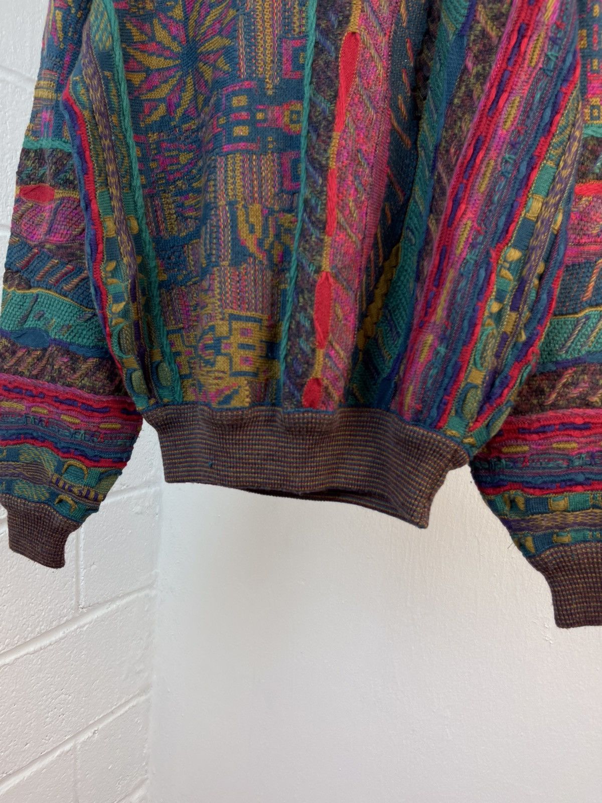 Aran Isles Knitwear × Coogi 90s Corsini Italia Coogi Style Knitwear Size US L / EU 52-54 / 3 - 7 Thumbnail
