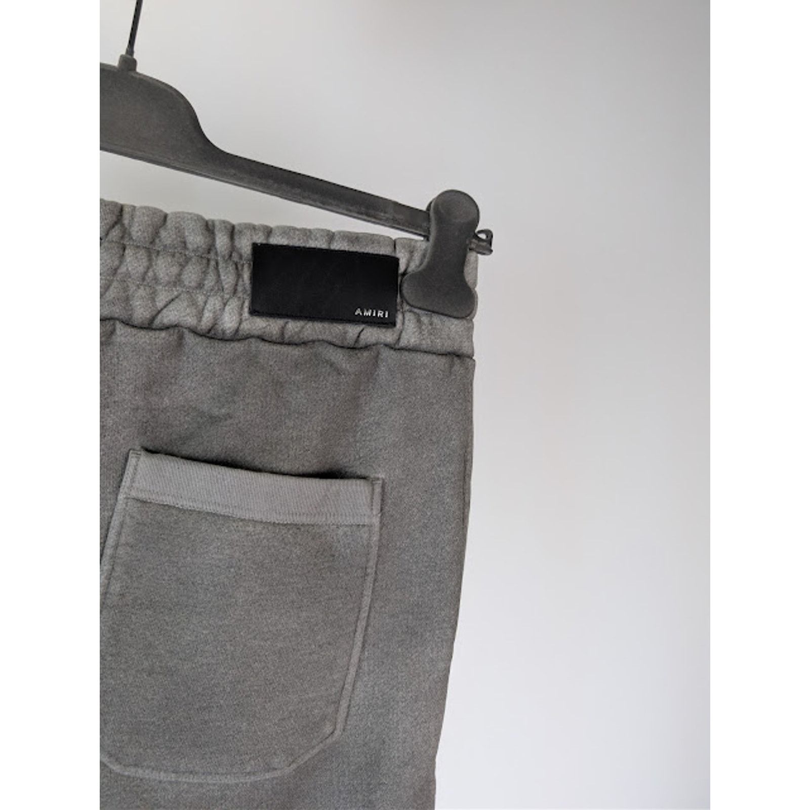Amiri o1rshd1 Aged Puff Logo Sweatpants in Grey Size US 30 / EU 46 - 14 Thumbnail