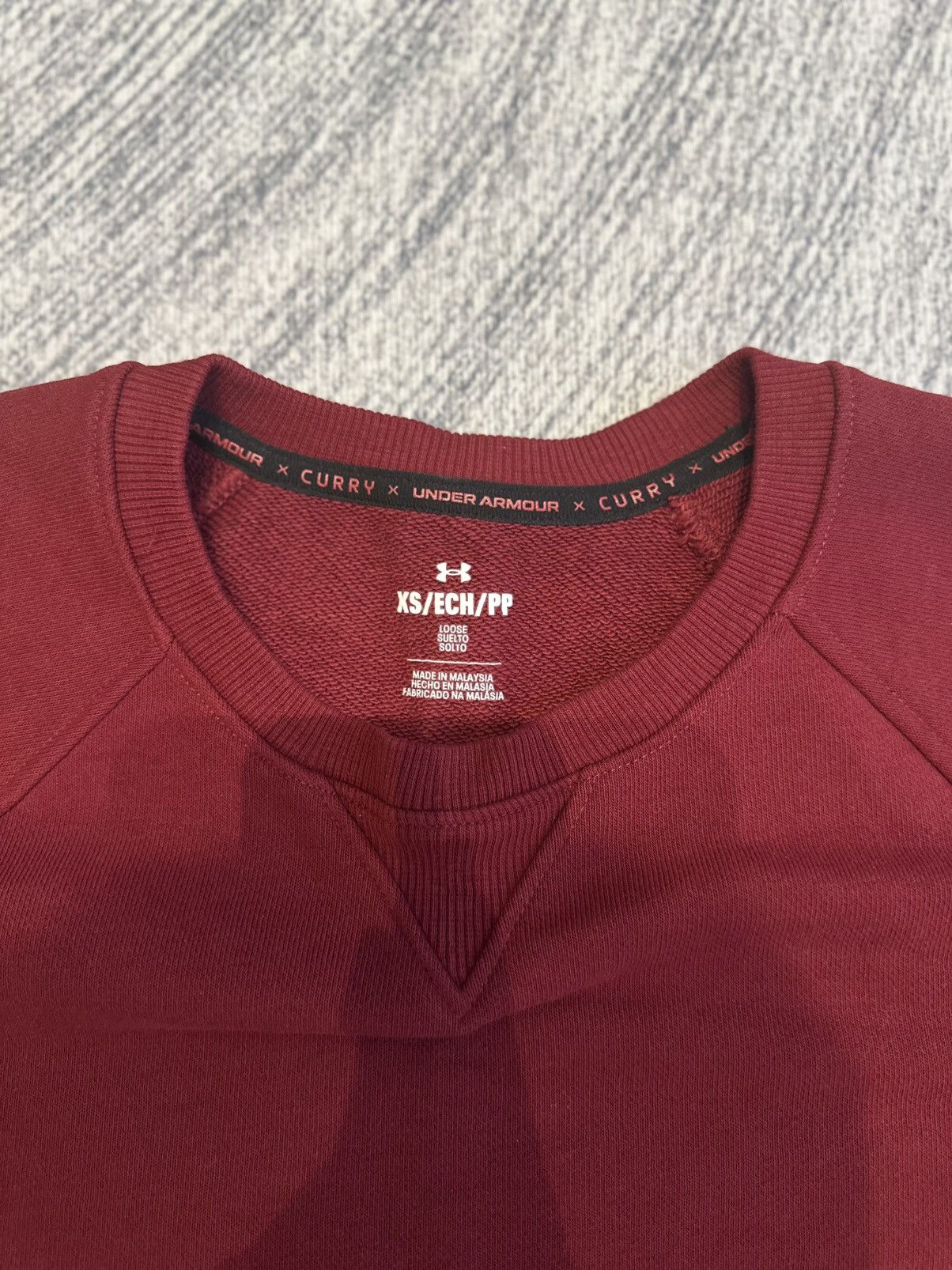 Under Armour Under Armour Stephen Curry x Bruce Lee Red Maroon Sweater Size US XS / EU 42 / 0 - 5 Thumbnail