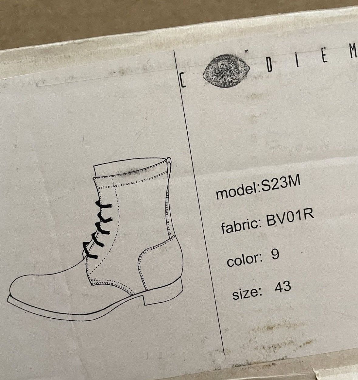 Carpe Diem × M_Moria × Maurizio Altieri Carpe Diem S23M Reverse Leather Boots Size US 10 / EU 43 - 5 Thumbnail