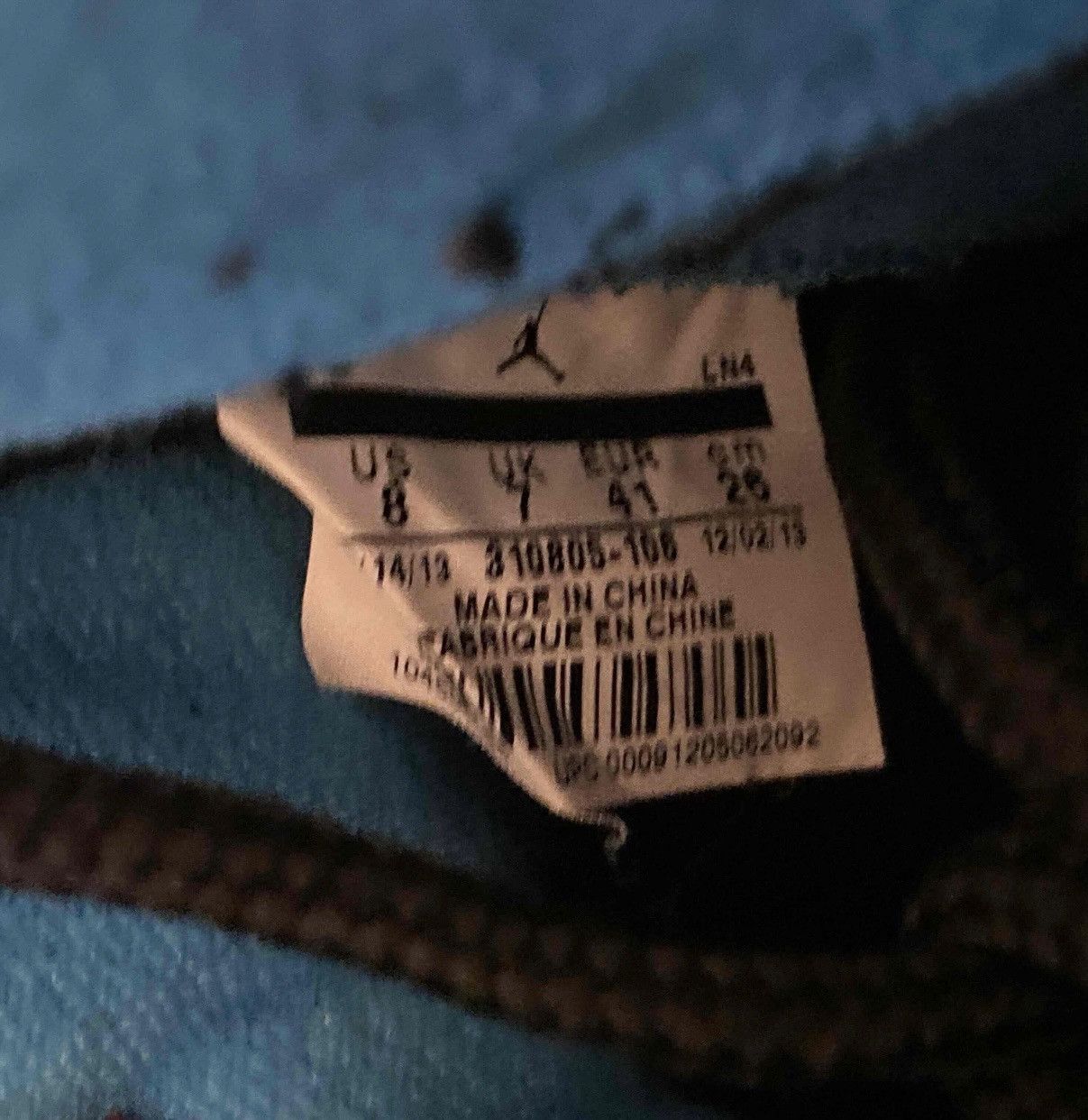 Jordan Brand Air Jordan 10 Retro Powder Blue 2014 310805-106 Men's Size 8 Size US 8 / EU 41 - 6 Thumbnail