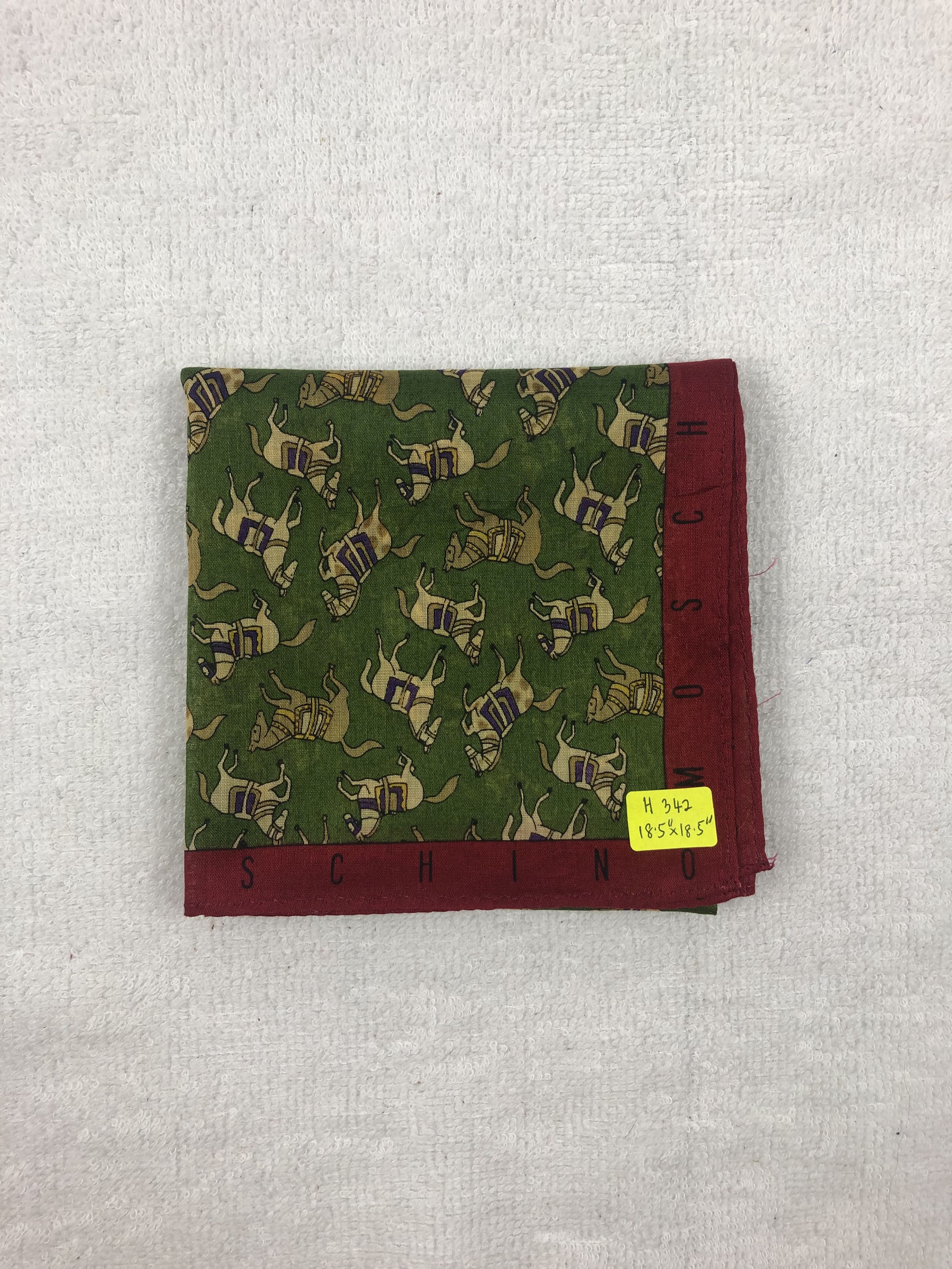 Vintage Moschino Handkerchief / Bandana / Neckerchief Size ONE SIZE - 5 Thumbnail