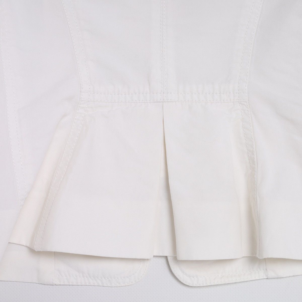 Celine Celine White Cotton Blazer Jacket size 40 Size M / US 6-8 / IT 42-44 - 21 Thumbnail