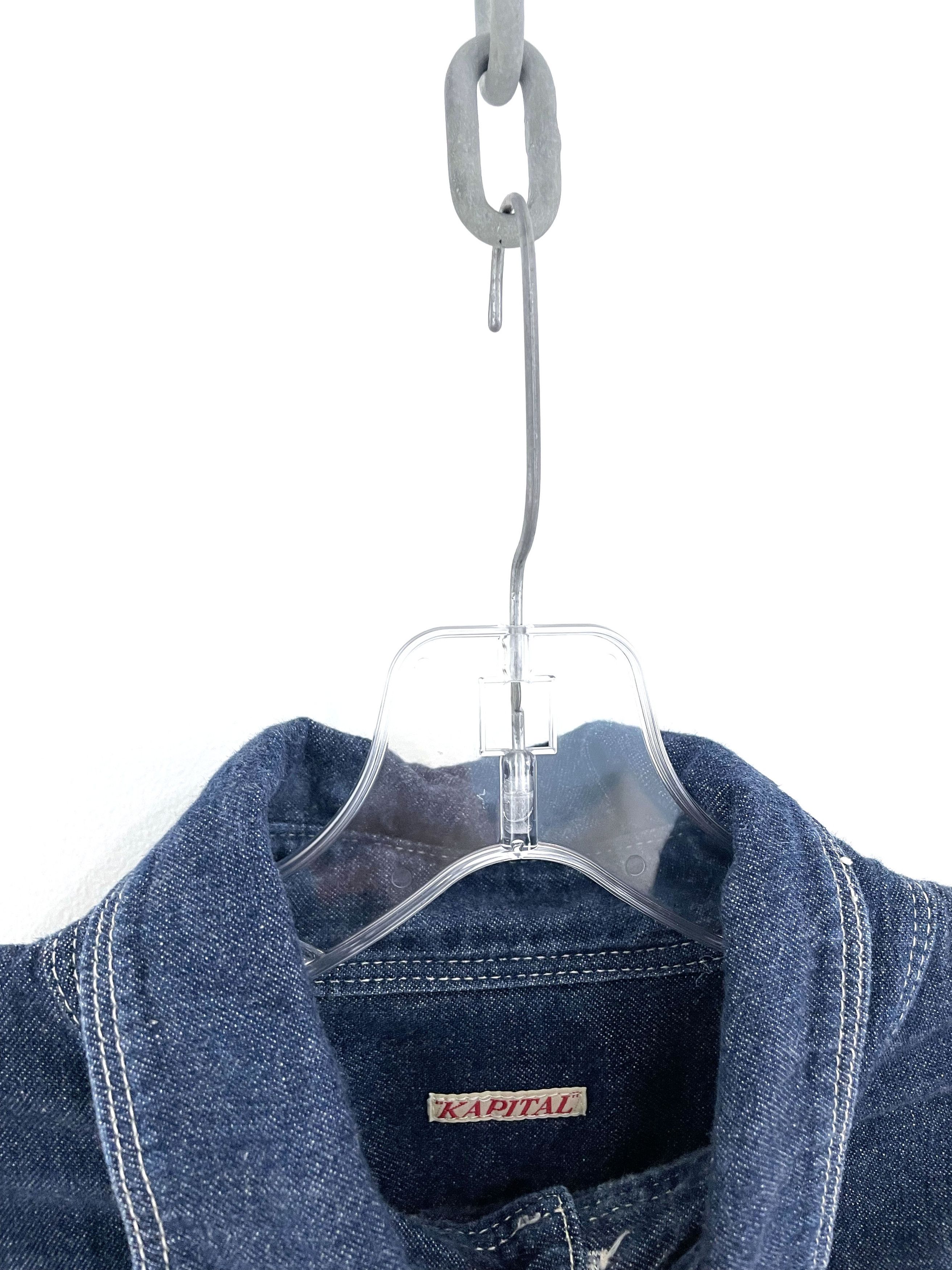 Kapital Cargo Denim Shirt Size US XL / EU 56 / 4 - 3 Thumbnail