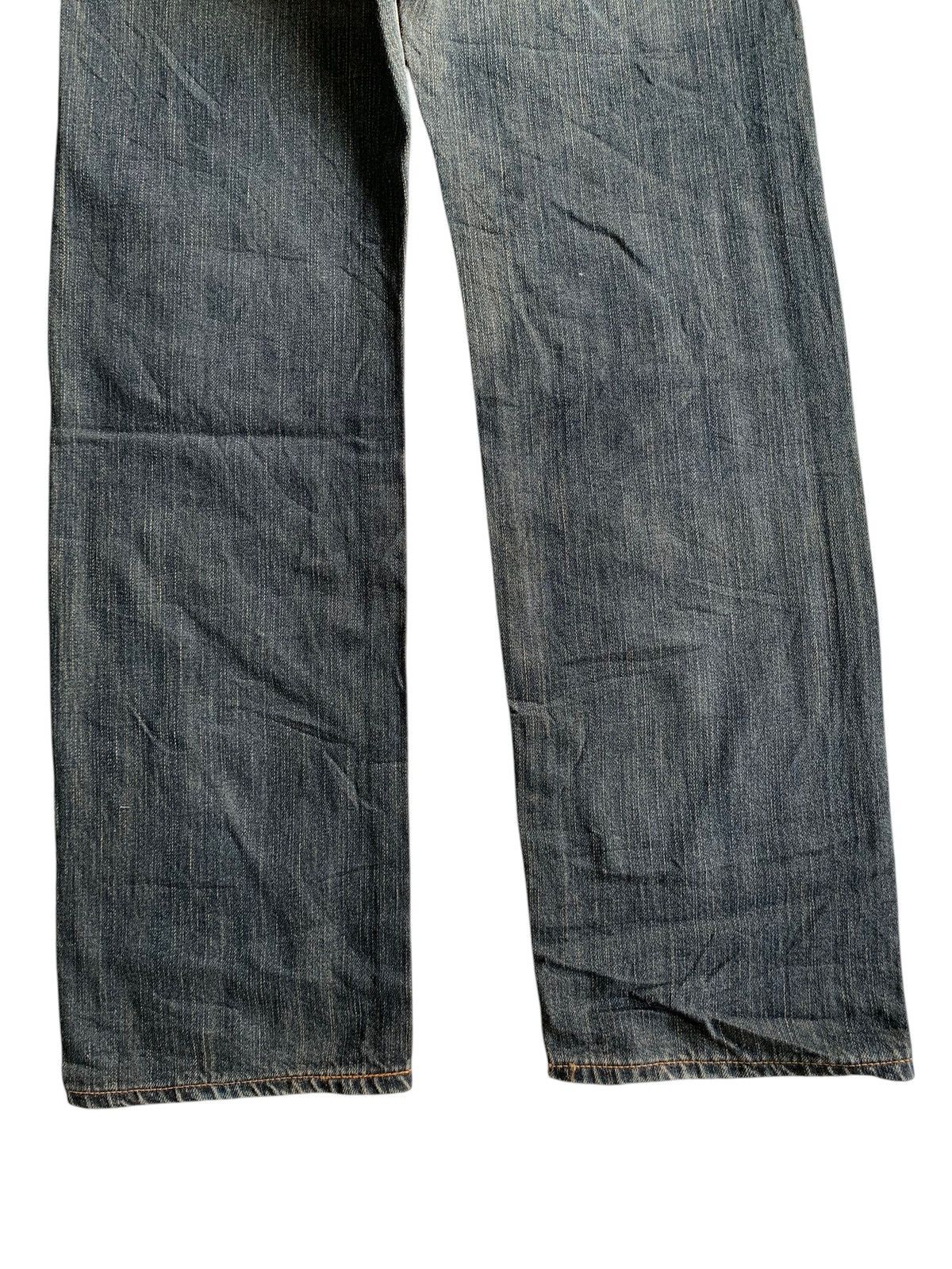 Japanese Brand × Kapital × Vintage VINTAGE EDWIN 505ZX SELVEDGE FADED&RUSTY DISTRESSED DENIM Size US 30 / EU 46 - 10 Thumbnail