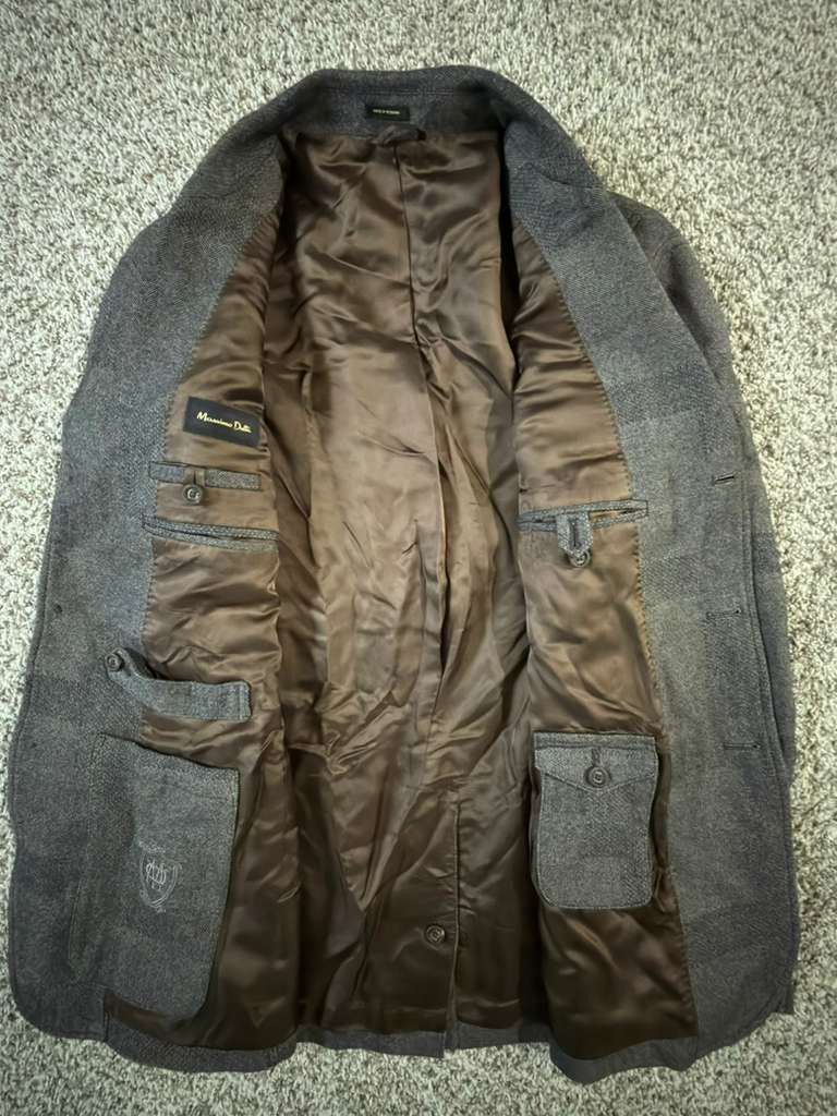 Massimo Dutti 🔥 MASSIMO DUTTI GRAY SPORT COAT/BLAZER SIZE 40🔥 Size 40R - 8 Thumbnail