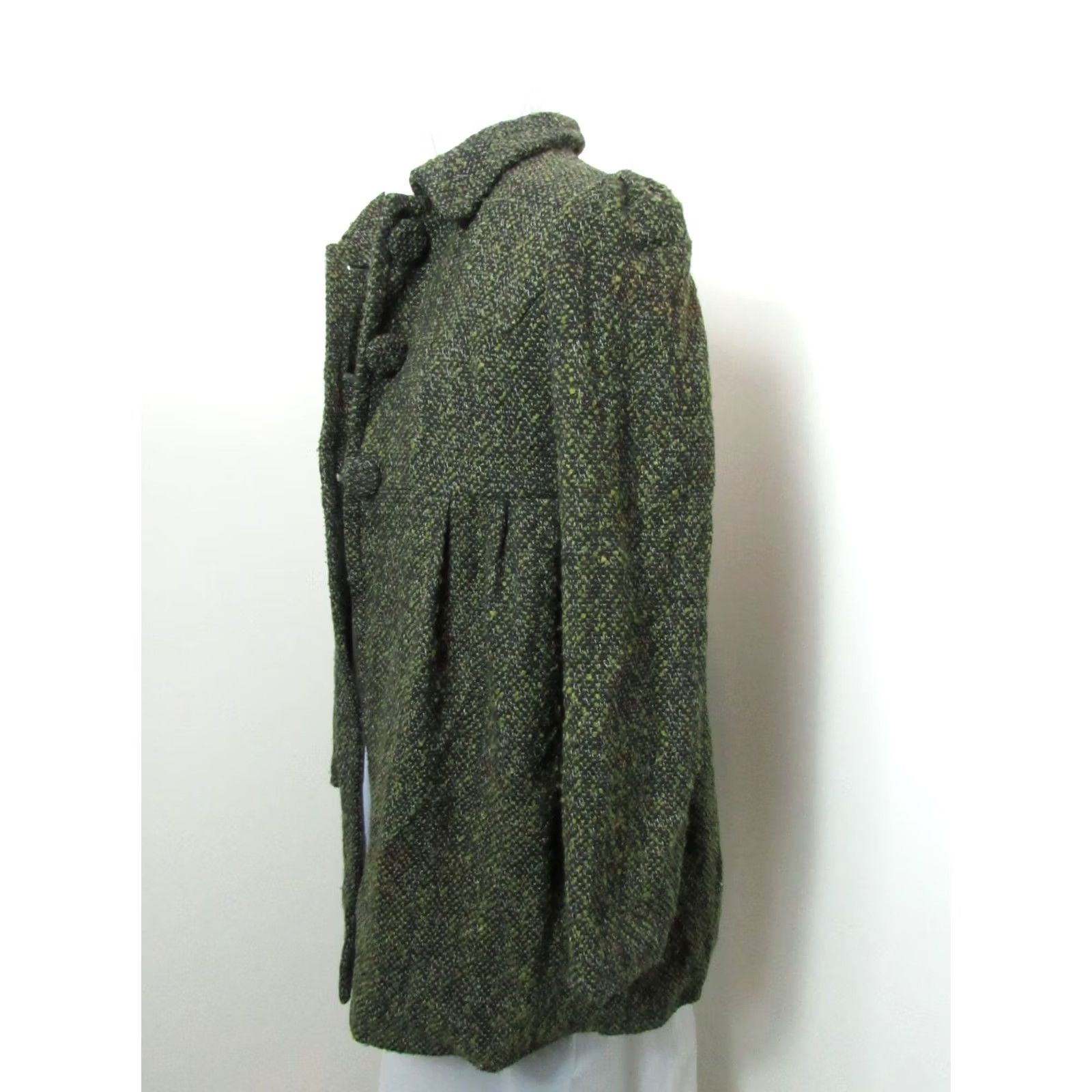 BB Dakota BB Dakota Brown Tweed Coat Womens Medium Regular Size M Cotton Blend Wool Outer Shell Long Sleeve Button Closure Casual Fall Winter 3 Button 3 Accents Size M / US 6-8 / IT 42-44 - 4 Thumbnail